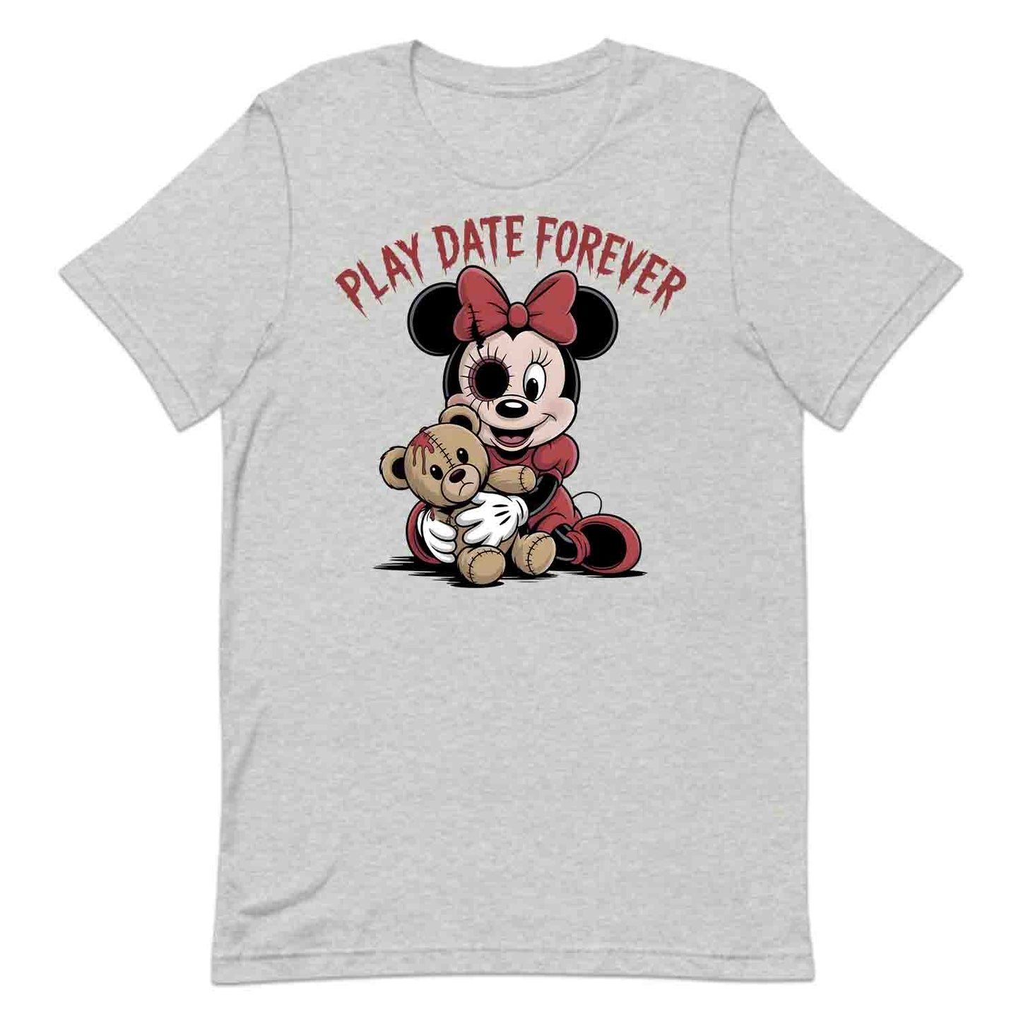 Minnie Mouse Play Date T-Shirt, Horror Cartoon Sweatshirt, Disney Halloween Hoodie | PRODUCT CODE: DNBASWRUO