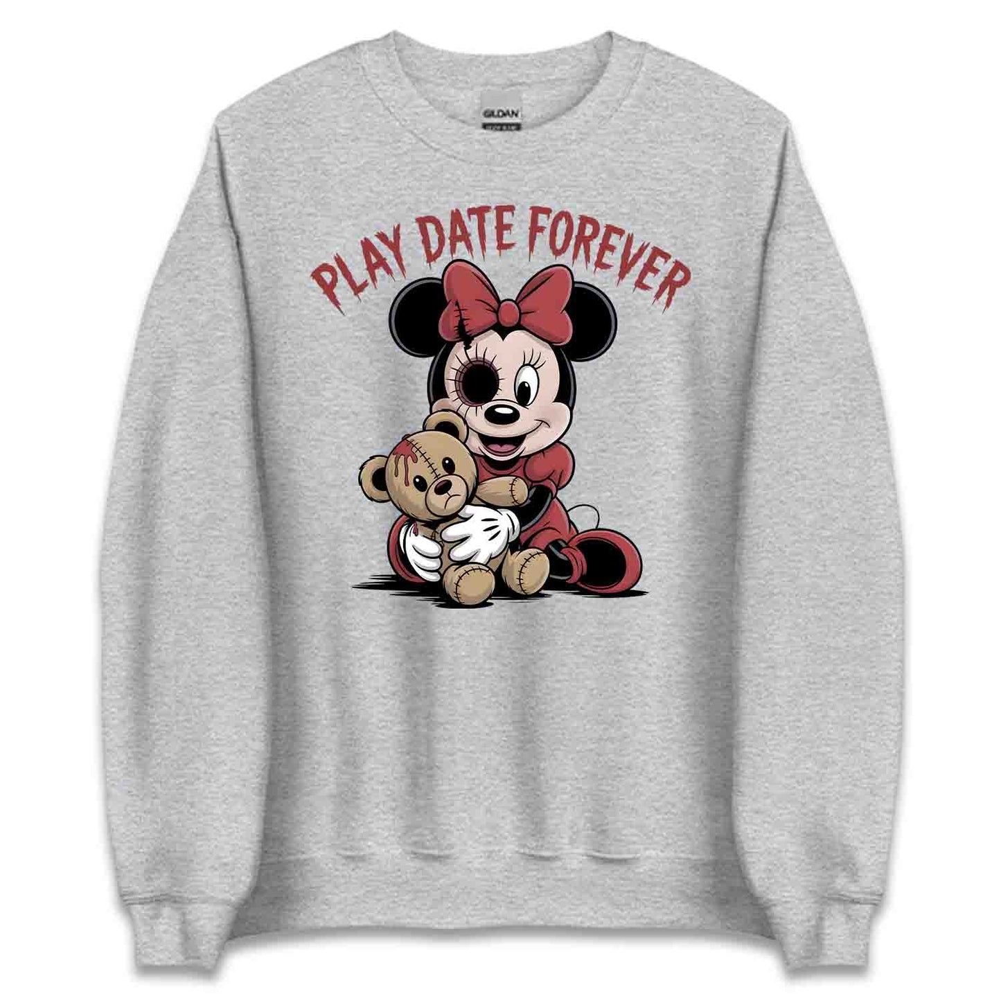 Minnie Mouse Play Date T-Shirt, Horror Cartoon Sweatshirt, Disney Halloween Hoodie | PRODUCT CODE: DNBASWRUO
