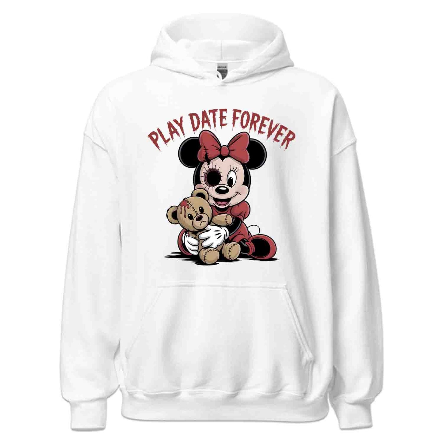 Minnie Mouse Play Date T-Shirt, Horror Cartoon Sweatshirt, Disney Halloween Hoodie | PRODUCT CODE: DNBASWRUO