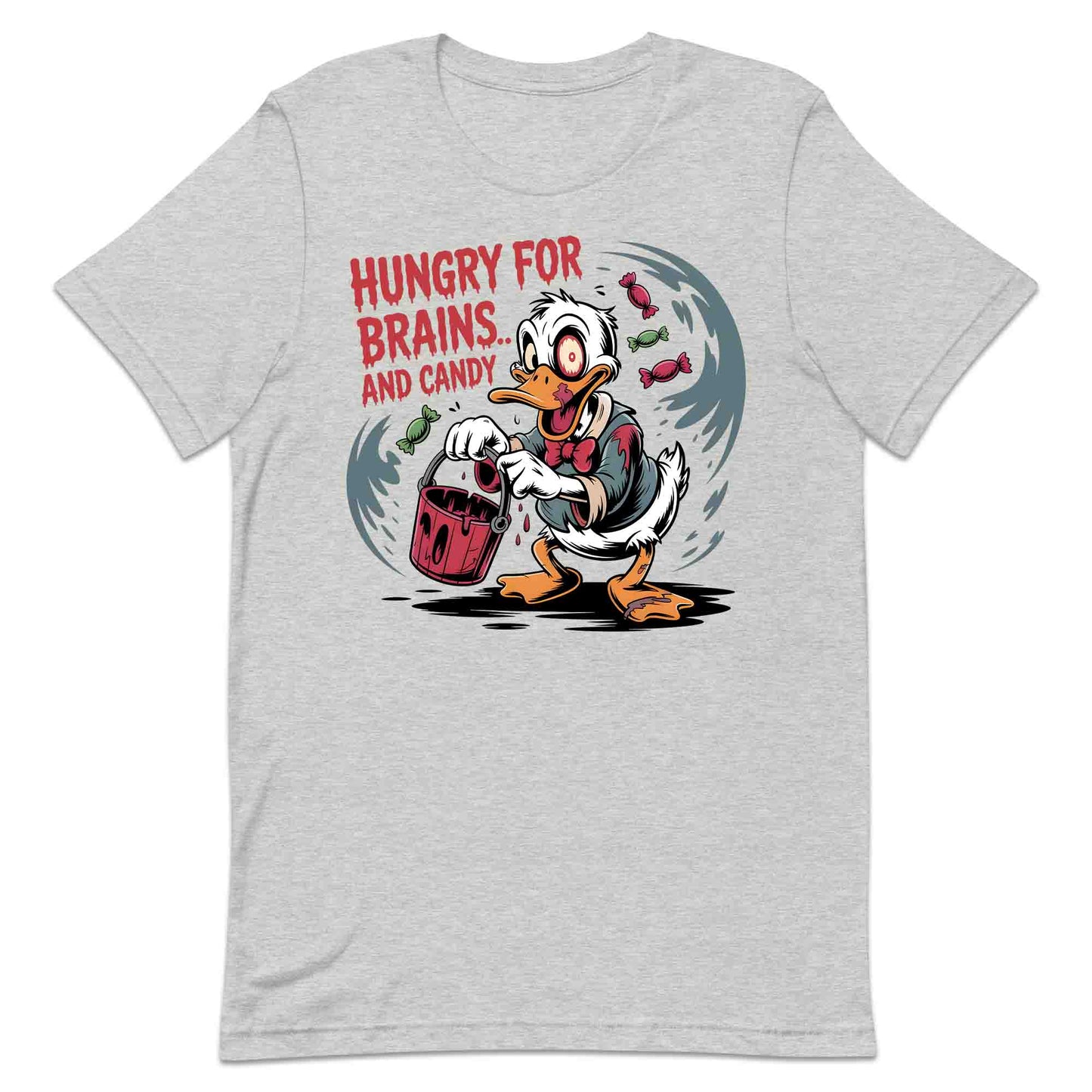 Disney Donald Duck Zombie T-Shirt, Spooky Halloween Sweatshirt, Horror Cartoon Hoodie | PRODUCT CODE: DNBRWZHF