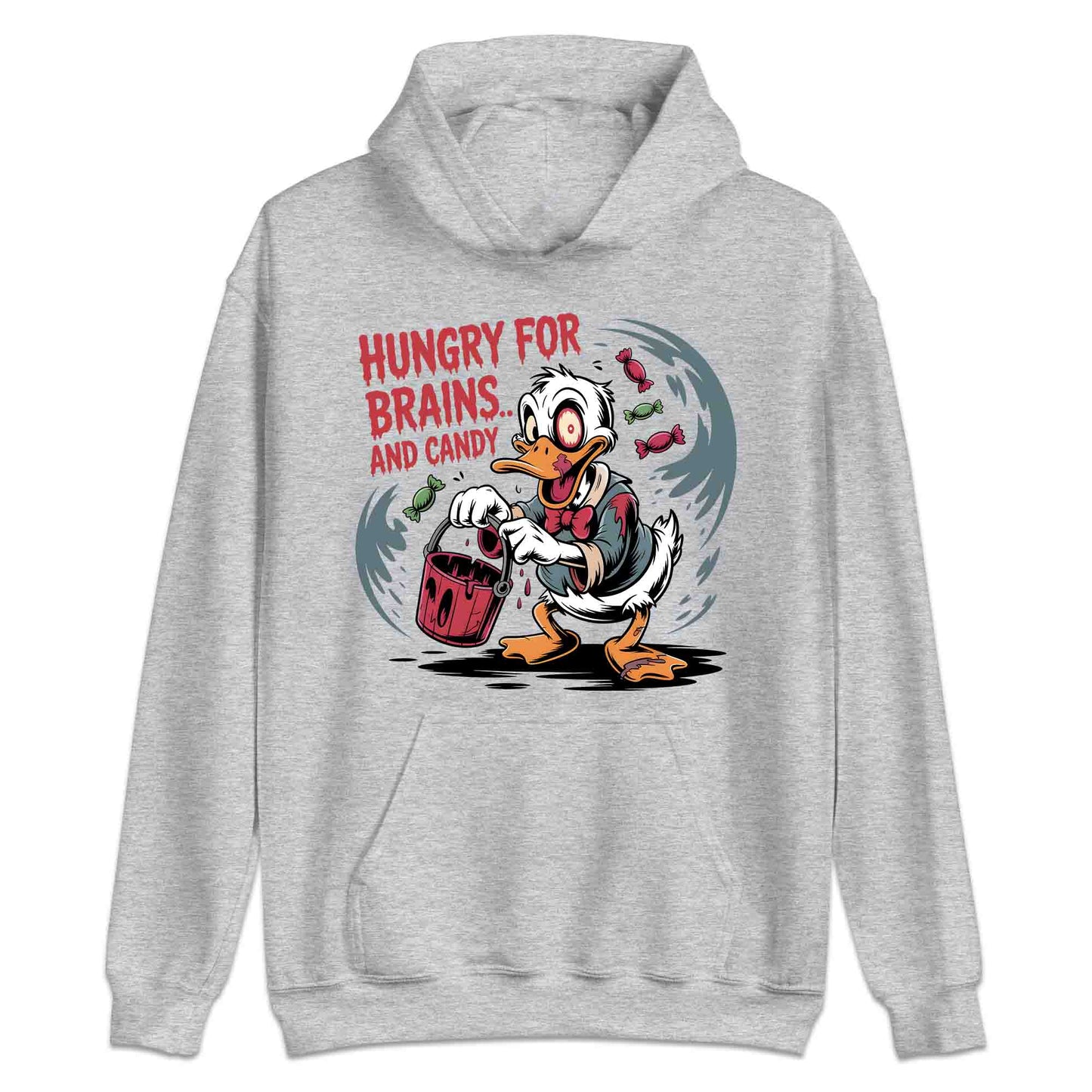 Disney Donald Duck Zombie T-Shirt, Spooky Halloween Sweatshirt, Horror Cartoon Hoodie | PRODUCT CODE: DNBRWZHF