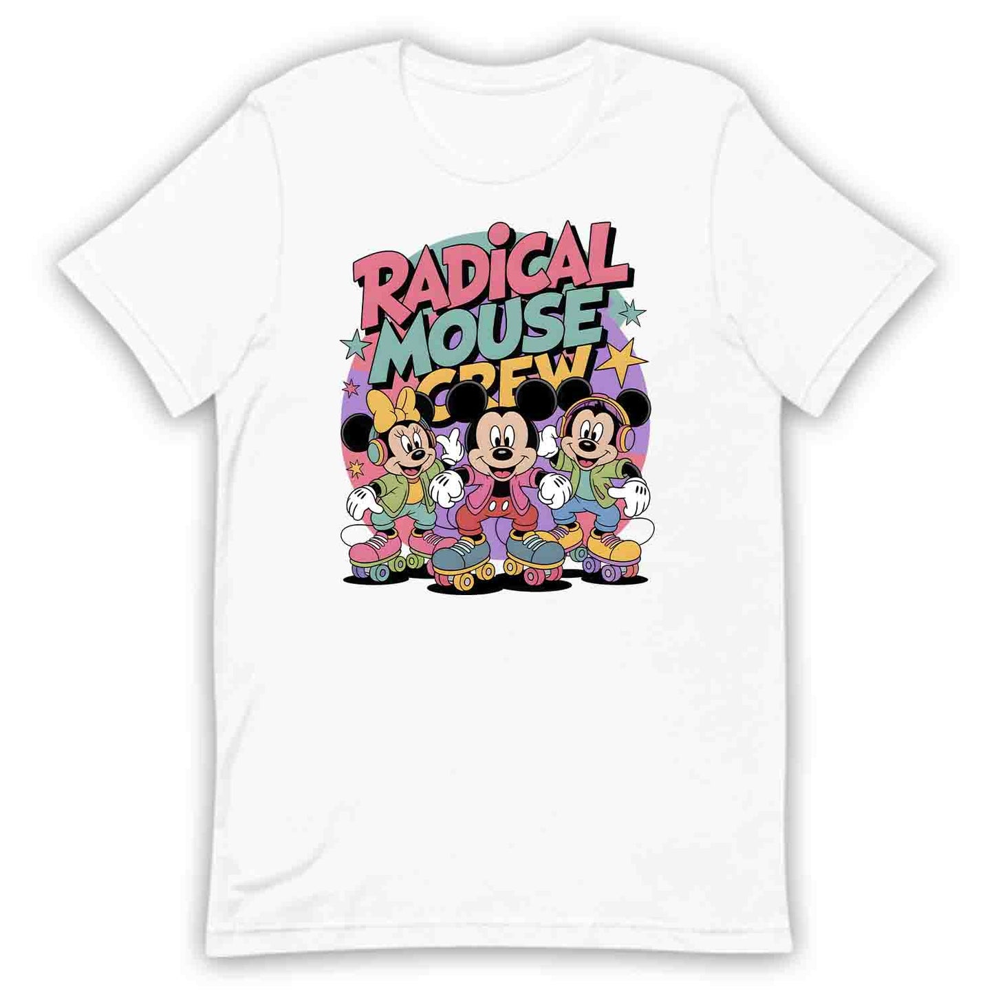 Disney Mickey & Minnie Mouse T-Shirt, Roller Skating Cartoon Sweatshirt, Disney World Hoodie | PRODUCT CODE: DNBWERBVZ