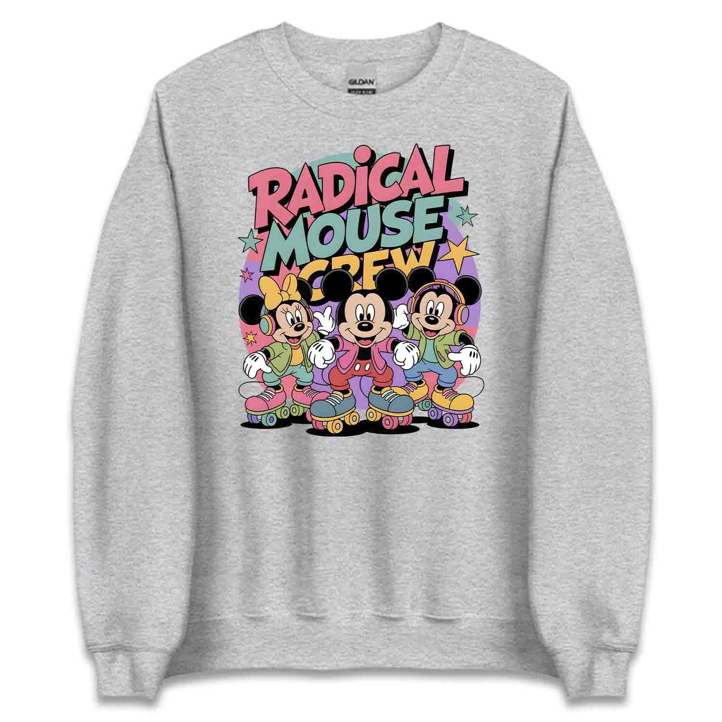 Disney Mickey & Minnie Mouse T-Shirt, Roller Skating Cartoon Sweatshirt, Disney World Hoodie | PRODUCT CODE: DNBWERBVZ