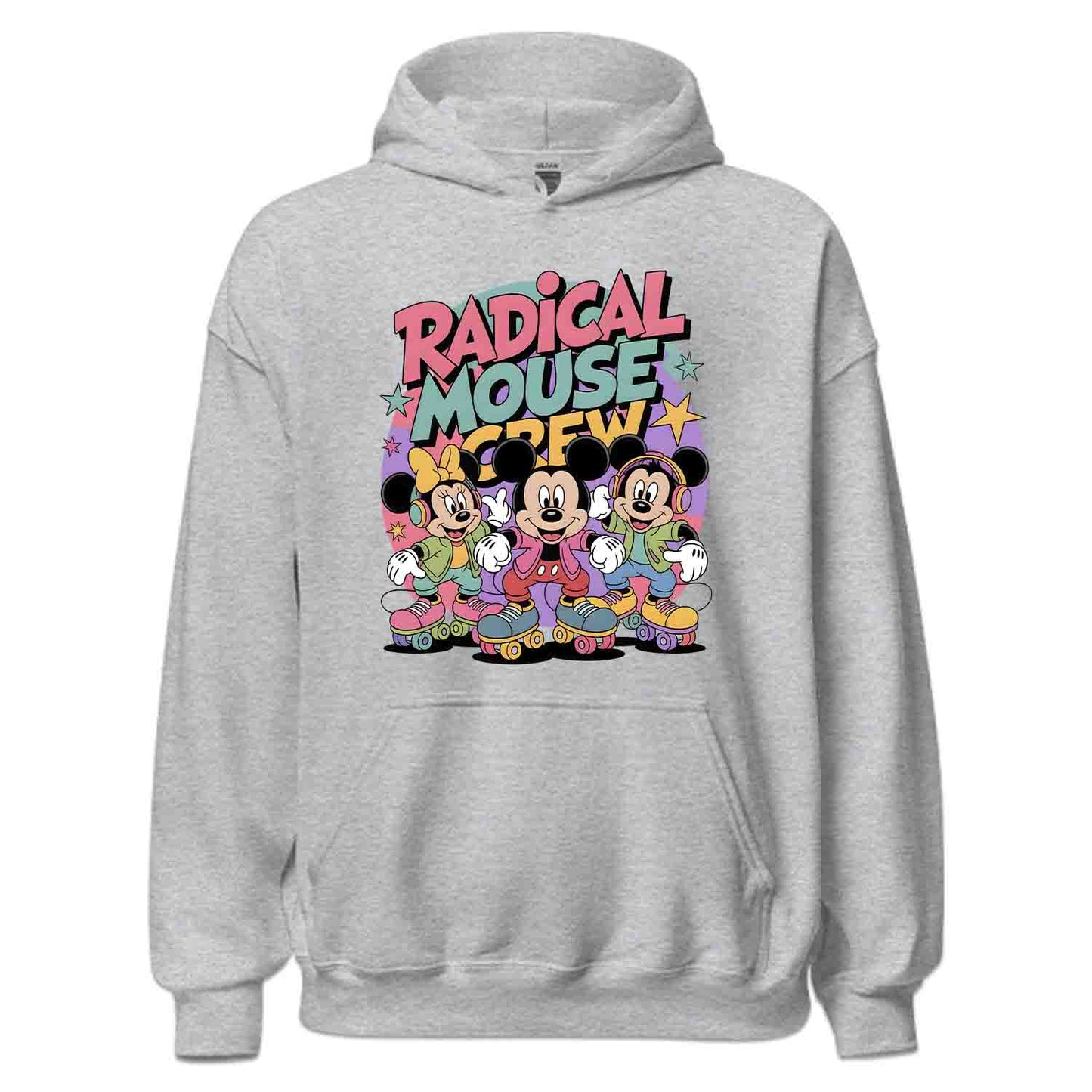 Disney Mickey & Minnie Mouse T-Shirt, Roller Skating Cartoon Sweatshirt, Disney World Hoodie | PRODUCT CODE: DNBWERBVZ