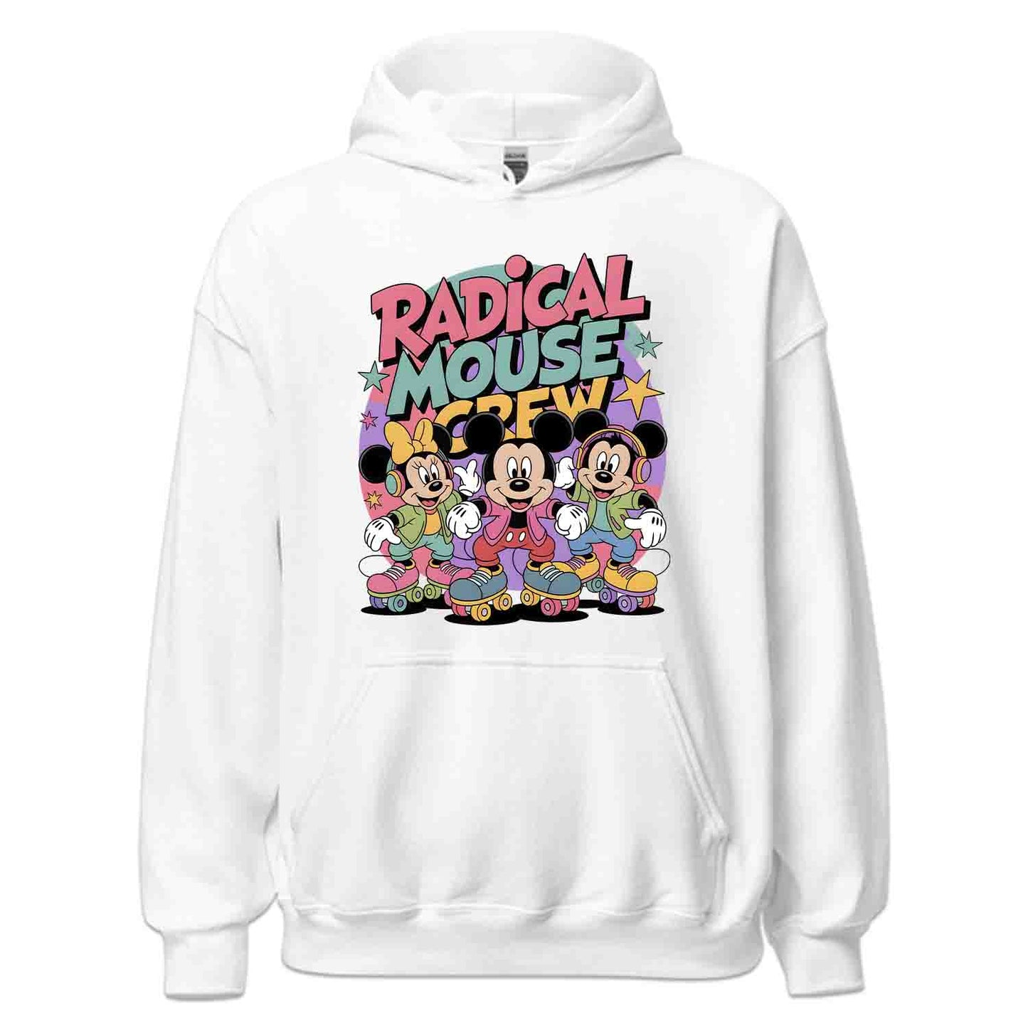 Disney Mickey & Minnie Mouse T-Shirt, Roller Skating Cartoon Sweatshirt, Disney World Hoodie | PRODUCT CODE: DNBWERBVZ