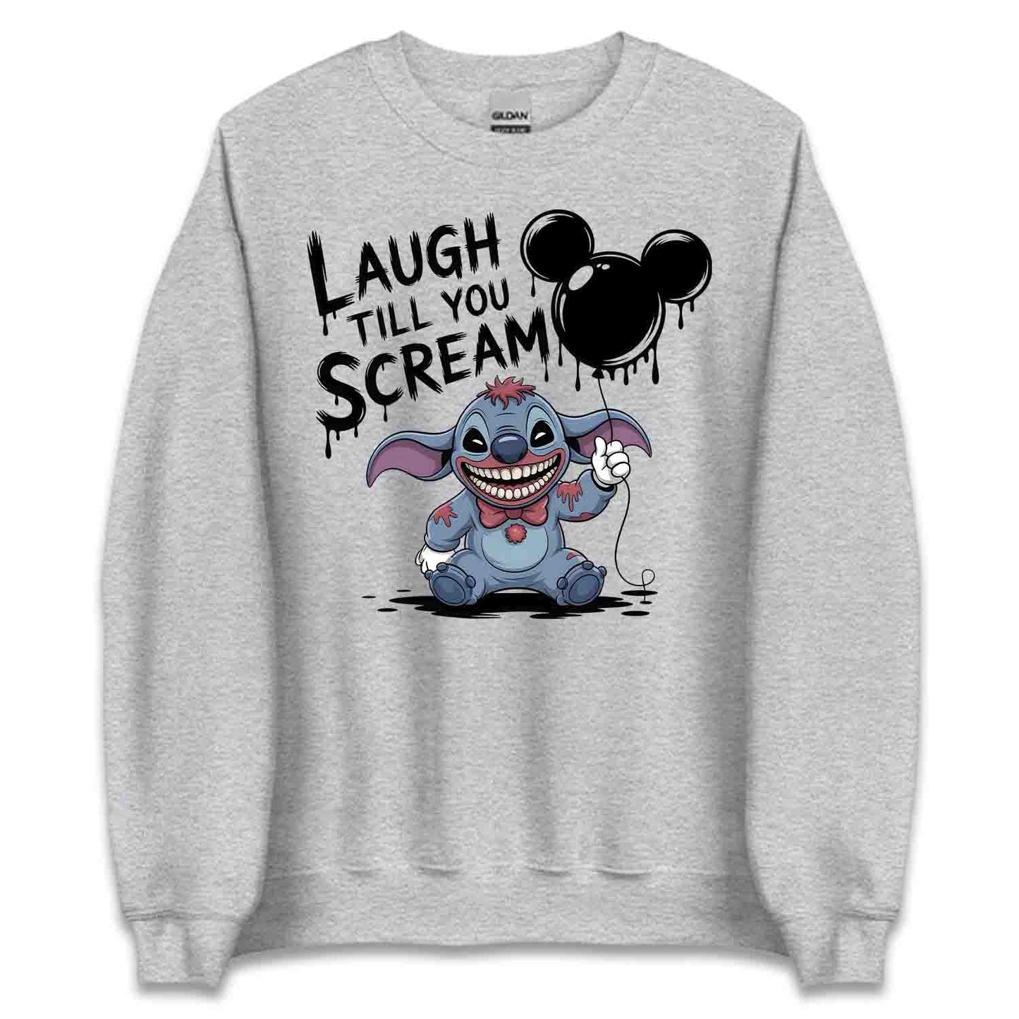Disney Stitch Horror T-Shirt, Creepy Balloon Sweatshirt, Spooky Halloween Hoodie | PRODUCT CODE: DNBWREQUL