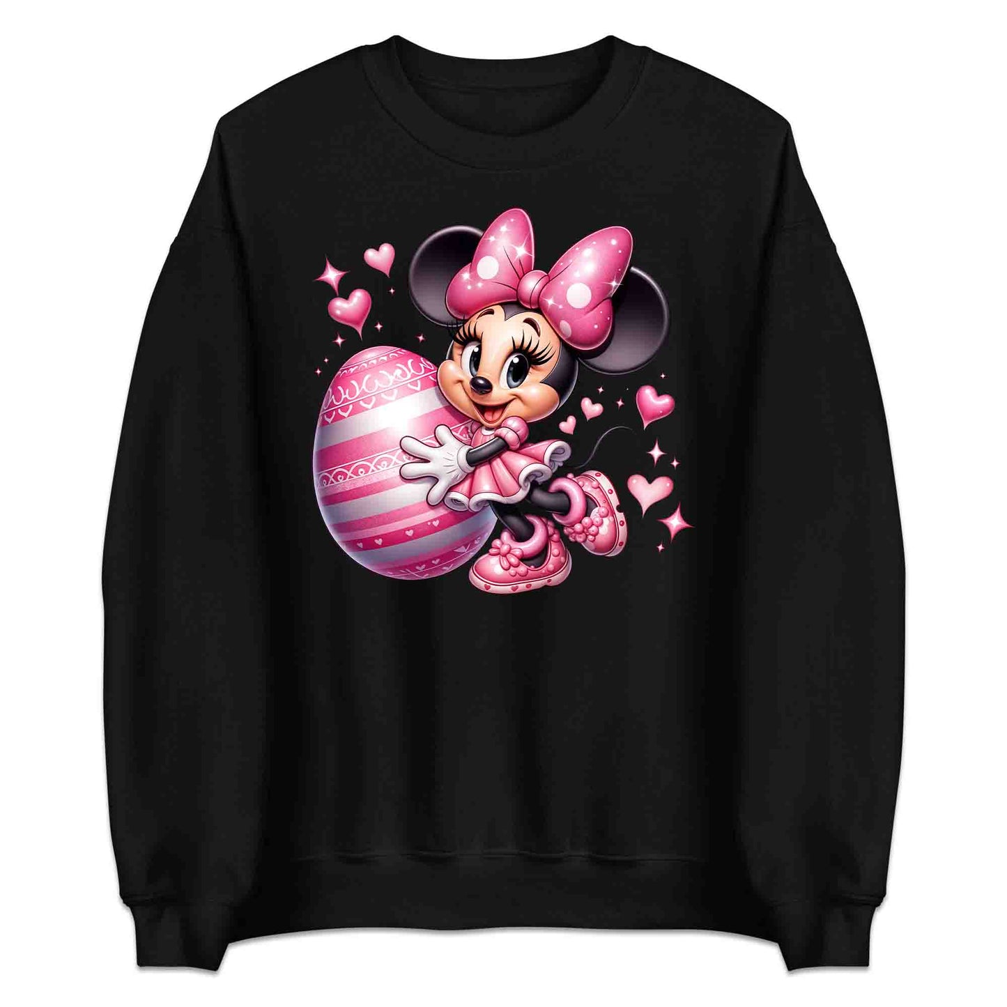 Disney Minnie Mouse Easter T-Shirt | Pink Bow & Festive Egg Jumper | Disney Lovers Hoodie | PRODUCT CODE: DNJKETEPASD