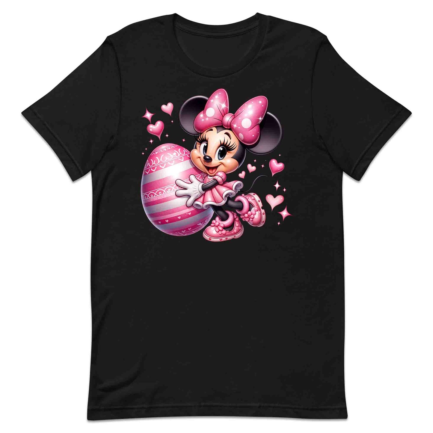 Disney Minnie Mouse Easter T-Shirt | Pink Bow & Festive Egg Jumper | Disney Lovers Hoodie | PRODUCT CODE: DNJKETEPASD