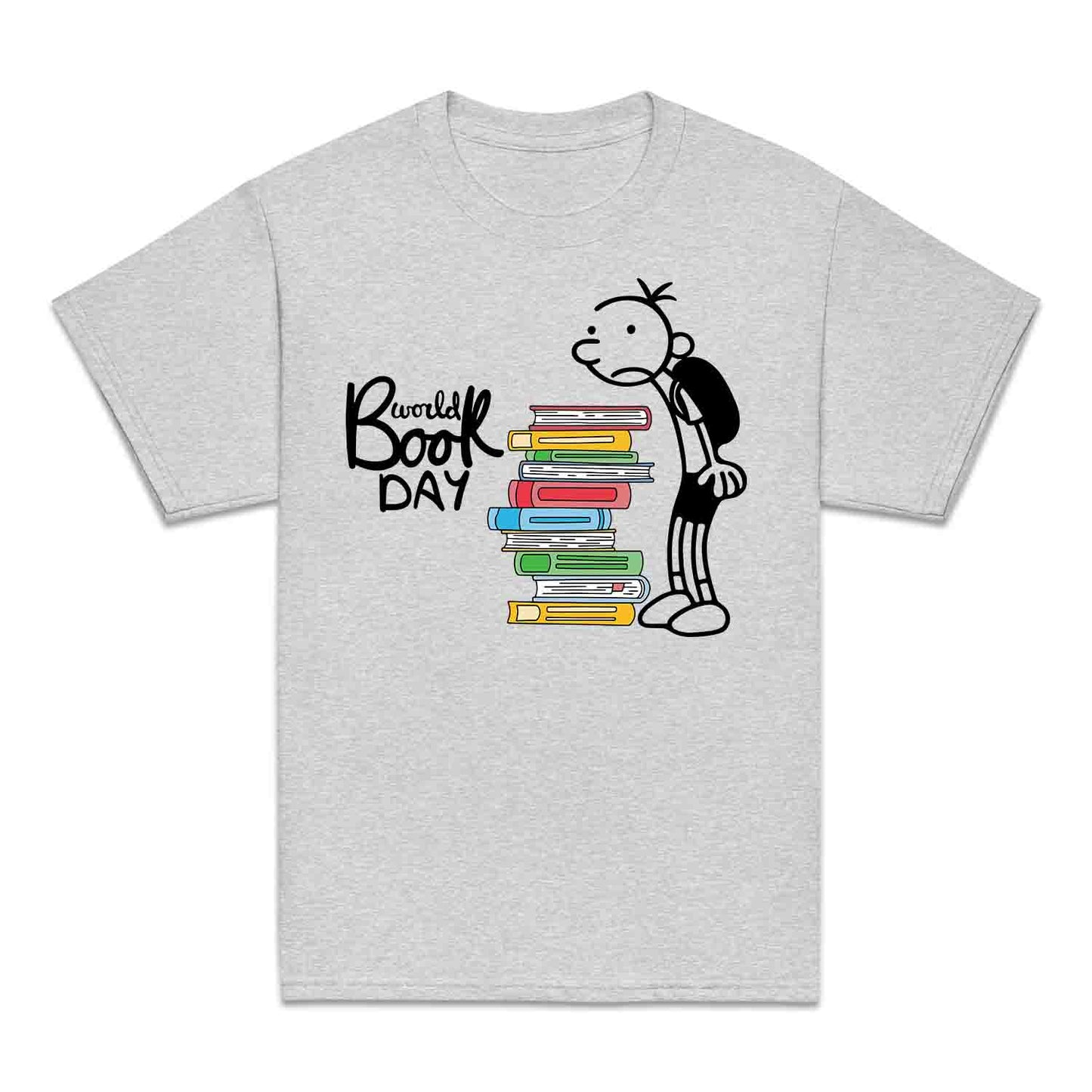 World Book Day Kids T-Shirt | Wimpy Kid Inspired Jumper | Bookworm Cartoon Kids Hoodie | PRODUCT CODE: DNRYASNWOPK