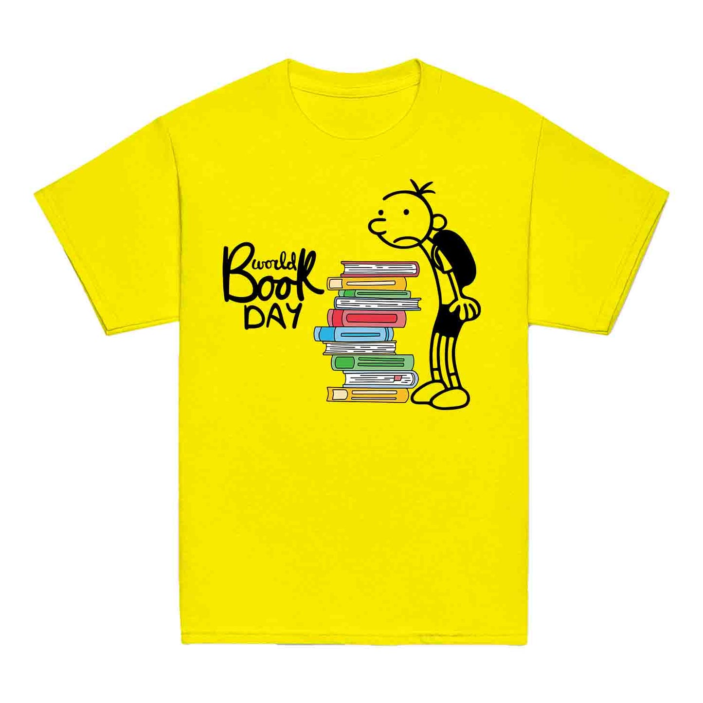 World Book Day Kids T-Shirt | Wimpy Kid Inspired Jumper | Bookworm Cartoon Kids Hoodie | PRODUCT CODE: DNRYASNWOPK