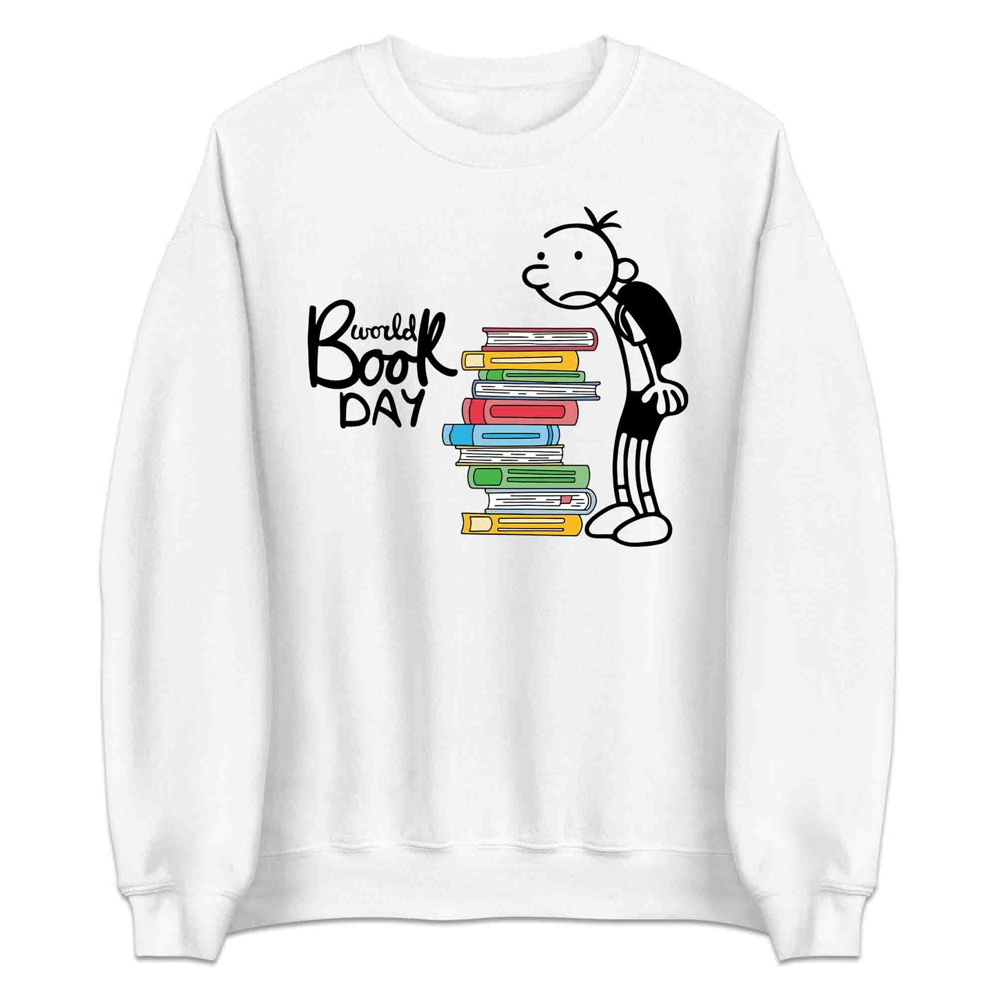 World Book Day T-Shirt | Wimpy Kid Inspired Jumper | Bookworm Cartoon Hoodie | PRODUCT CODE: DNRYASNWOPK