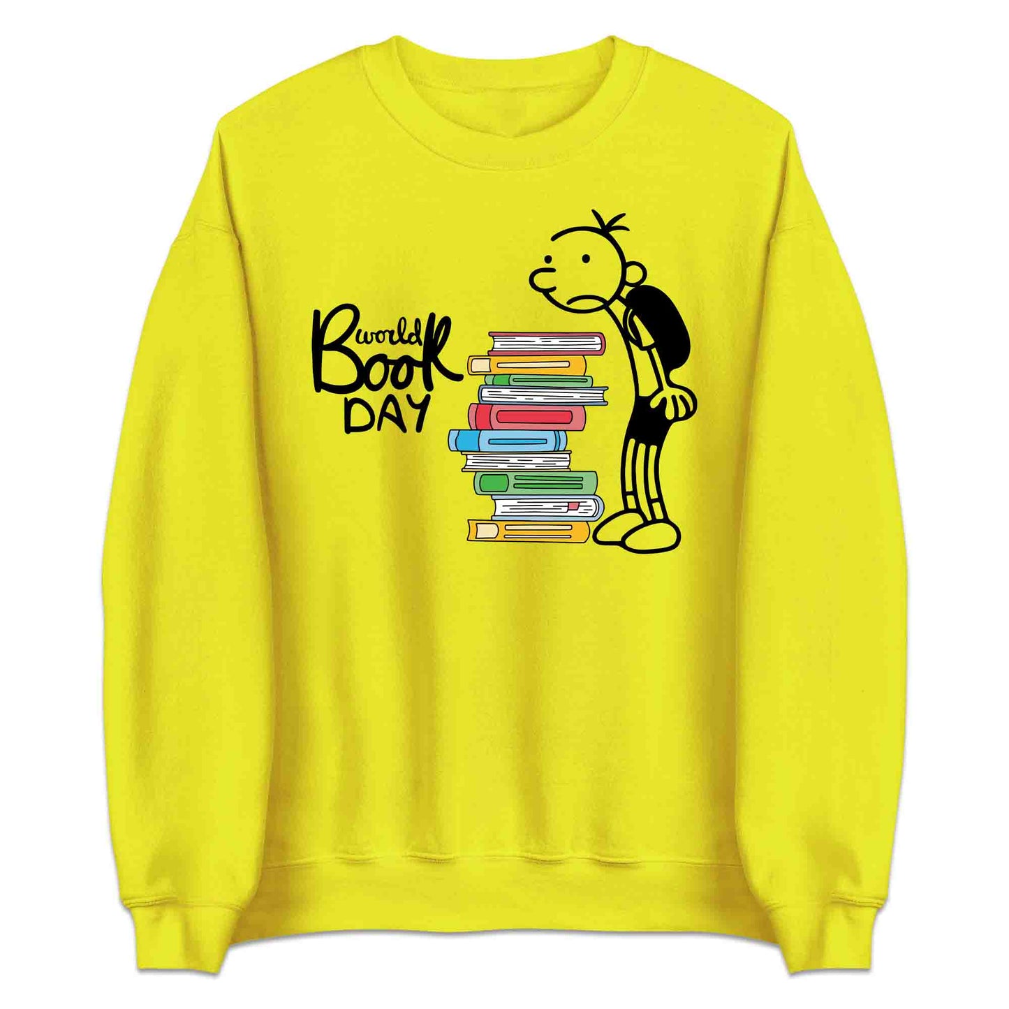 World Book Day T-Shirt | Wimpy Kid Inspired Jumper | Bookworm Cartoon Hoodie | PRODUCT CODE: DNRYASNWOPK