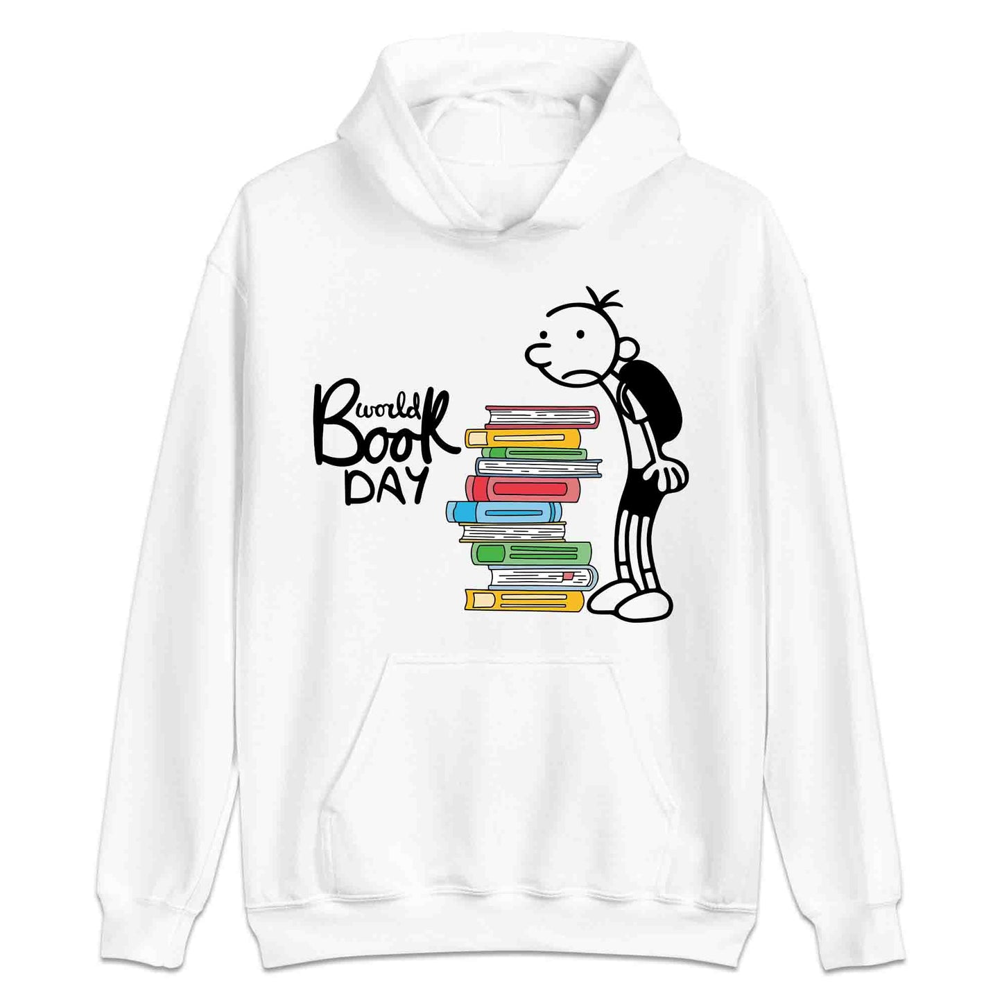 World Book Day T-Shirt | Wimpy Kid Inspired Jumper | Bookworm Cartoon Hoodie | PRODUCT CODE: DNRYASNWOPK