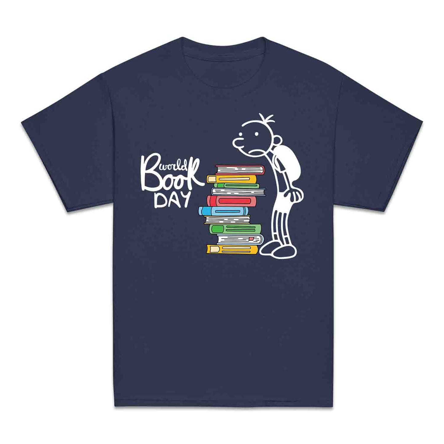 World Book Day Kids T-Shirt | Wimpy Kid Inspired Jumper | Bookworm Cartoon Kids Hoodie | PRODUCT CODE: DNRYASNWOPK