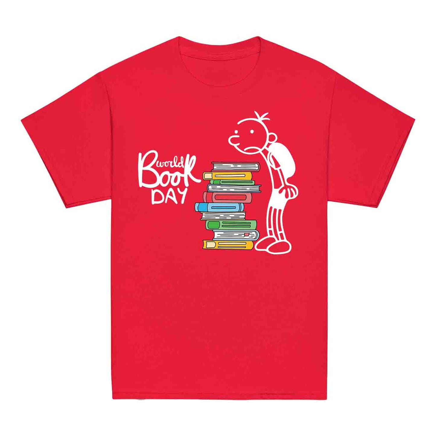 World Book Day Kids T-Shirt | Wimpy Kid Inspired Jumper | Bookworm Cartoon Kids Hoodie | PRODUCT CODE: DNRYASNWOPK
