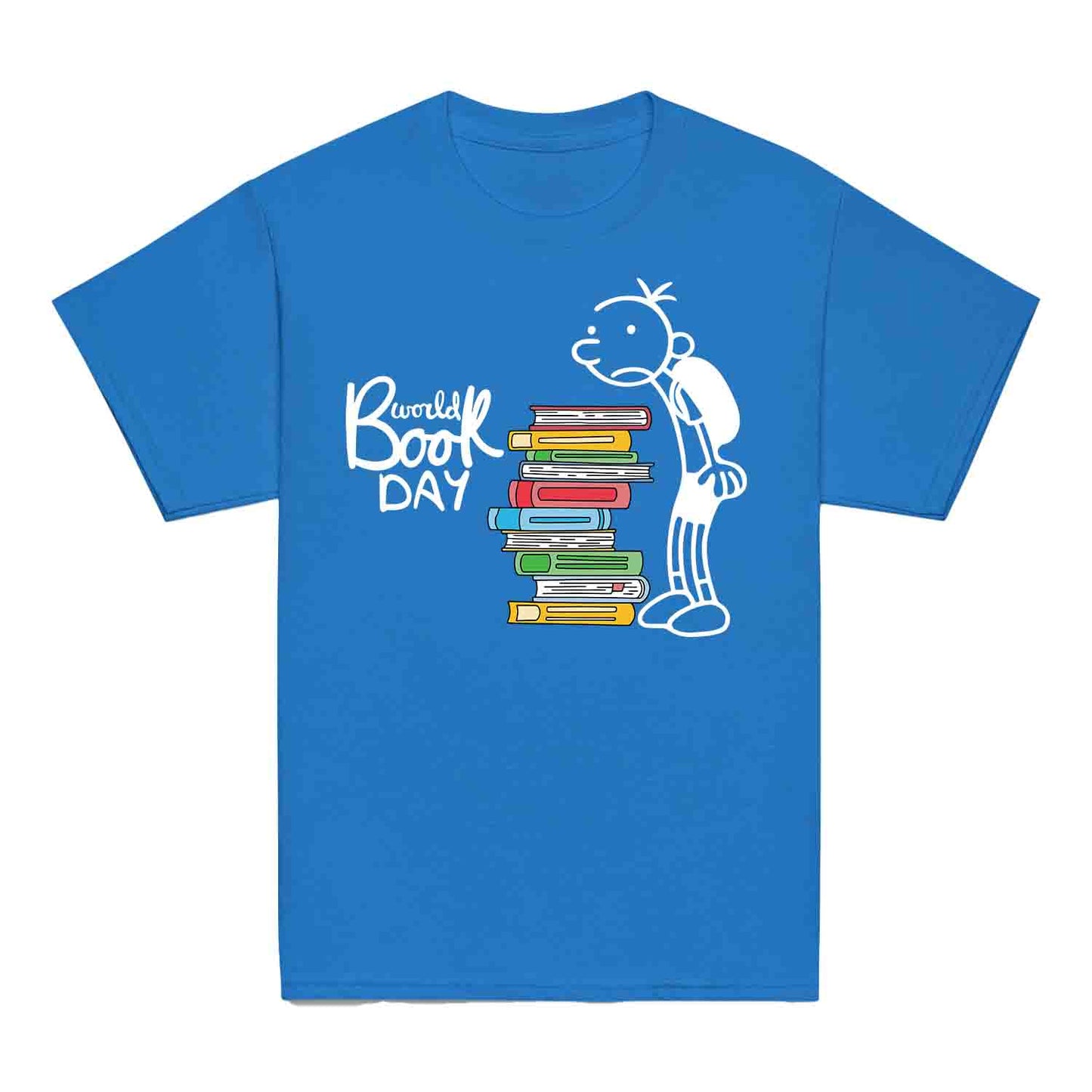 World Book Day Kids T-Shirt | Wimpy Kid Inspired Jumper | Bookworm Cartoon Kids Hoodie | PRODUCT CODE: DNRYASNWOPK
