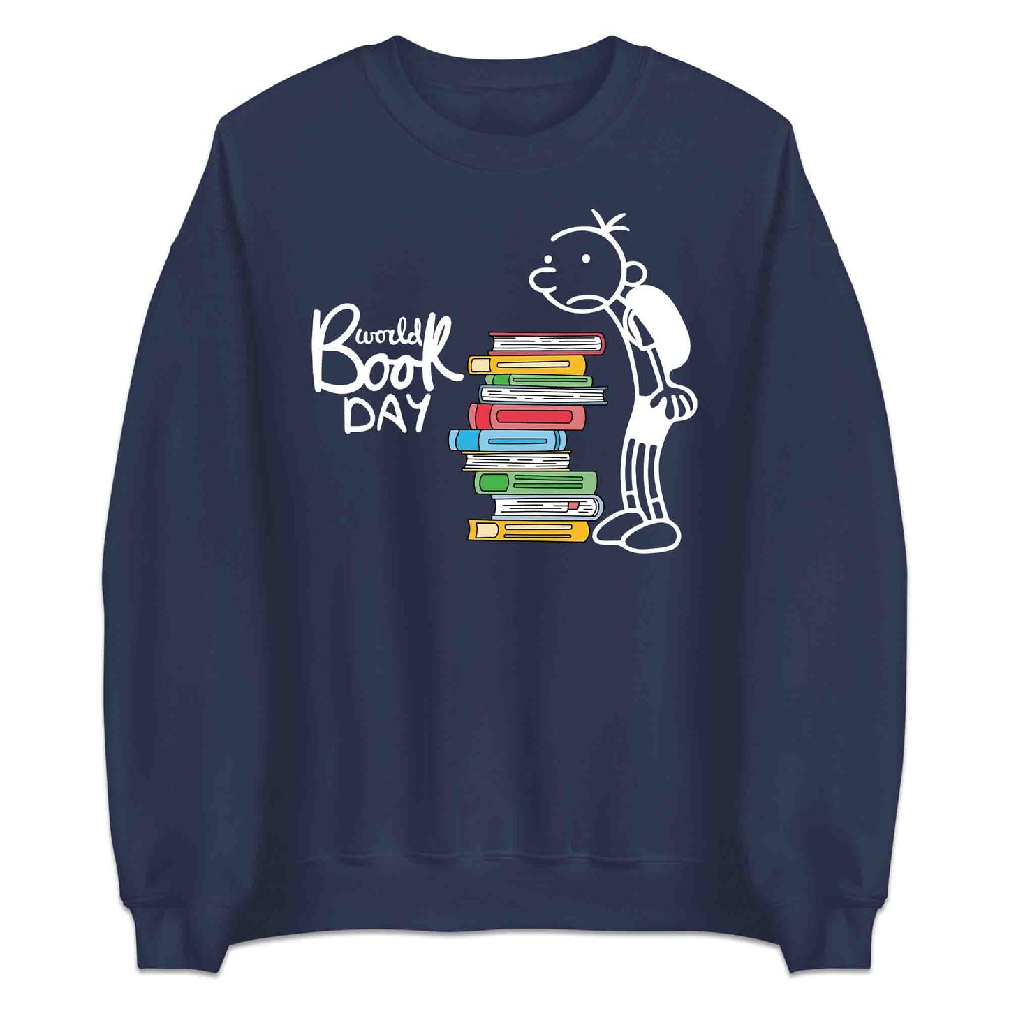World Book Day T-Shirt | Wimpy Kid Inspired Jumper | Bookworm Cartoon Hoodie | PRODUCT CODE: DNRYASNWOPK
