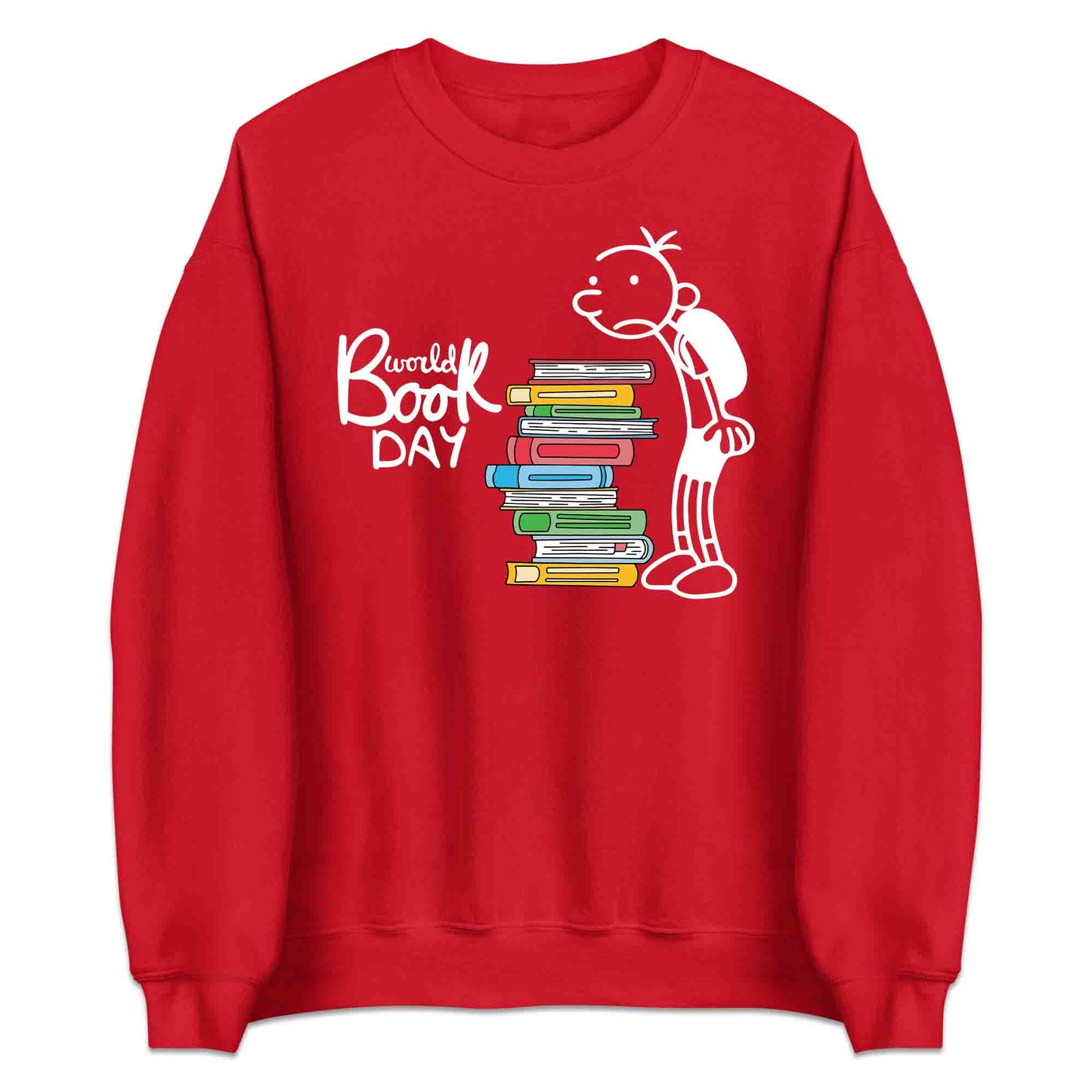 World Book Day T-Shirt | Wimpy Kid Inspired Jumper | Bookworm Cartoon Hoodie | PRODUCT CODE: DNRYASNWOPK