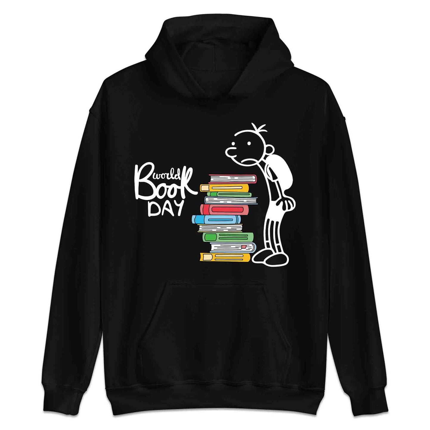 World Book Day T-Shirt | Wimpy Kid Inspired Jumper | Bookworm Cartoon Hoodie | PRODUCT CODE: DNRYASNWOPK