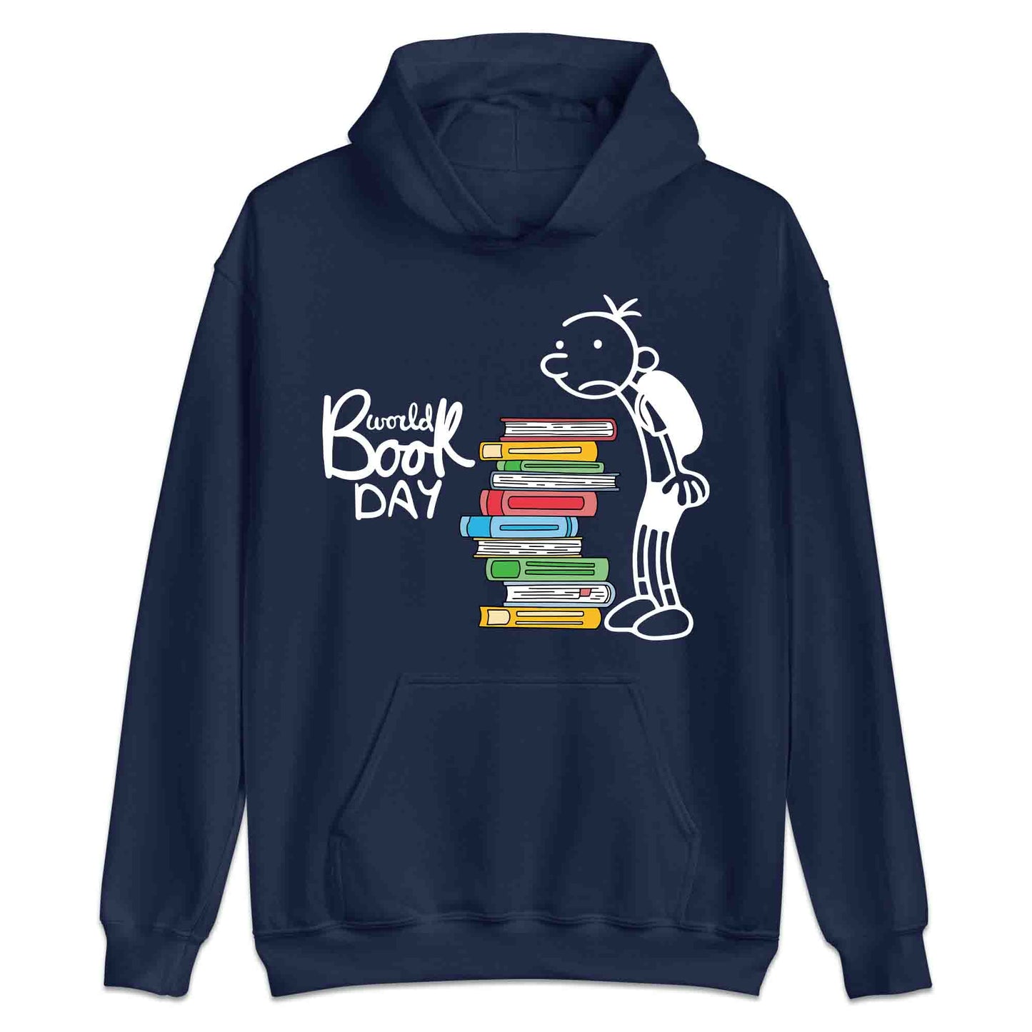 World Book Day T-Shirt | Wimpy Kid Inspired Jumper | Bookworm Cartoon Hoodie | PRODUCT CODE: DNRYASNWOPK