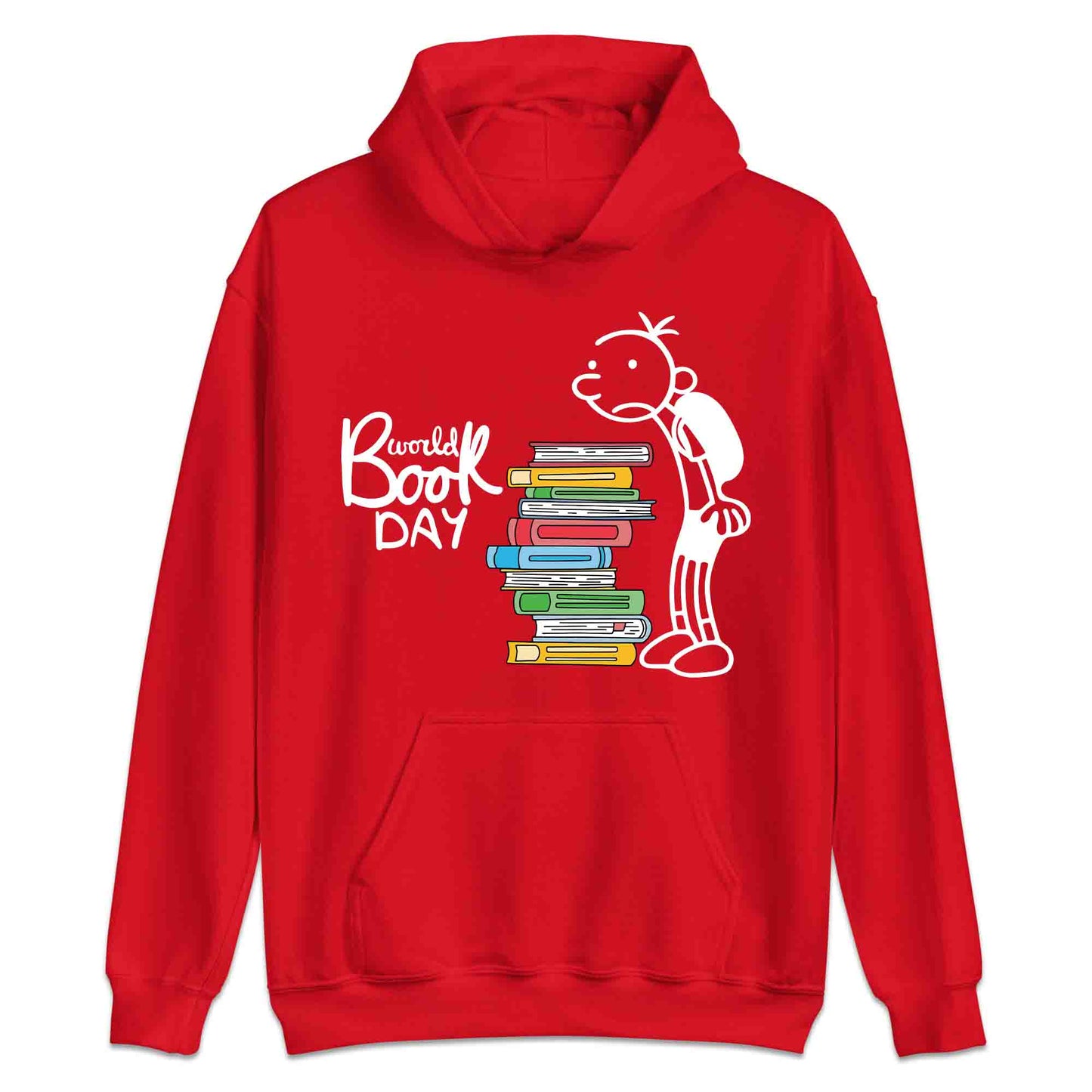 World Book Day T-Shirt | Wimpy Kid Inspired Jumper | Bookworm Cartoon Hoodie | PRODUCT CODE: DNRYASNWOPK