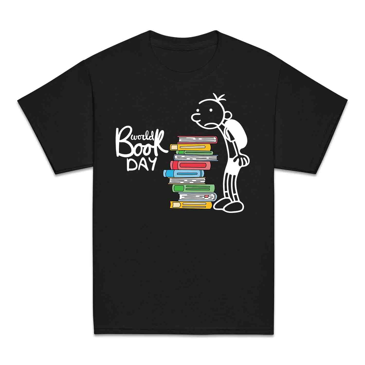 World Book Day Kids T-Shirt | Wimpy Kid Inspired Jumper | Bookworm Cartoon Kids Hoodie | PRODUCT CODE: DNRYASNWOPK