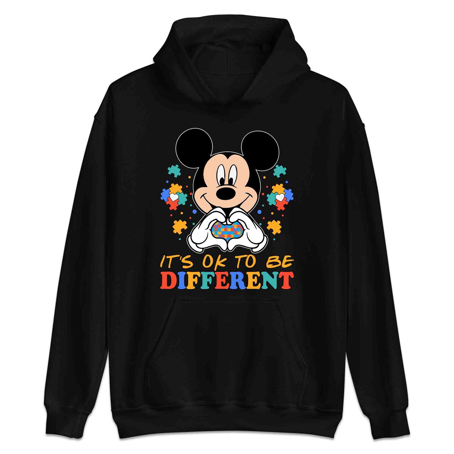 Disney Autism Awareness T-Shirt | Heart Puzzle Piece Jumper | Inclusive Mickey Mouse Hoodie | PRODUCT CODE: DNSYVAHRTPZL