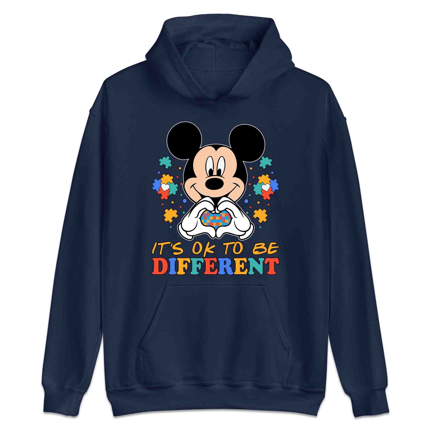 Disney Autism Awareness T-Shirt | Heart Puzzle Piece Jumper | Inclusive Mickey Mouse Hoodie | PRODUCT CODE: DNSYVAHRTPZL