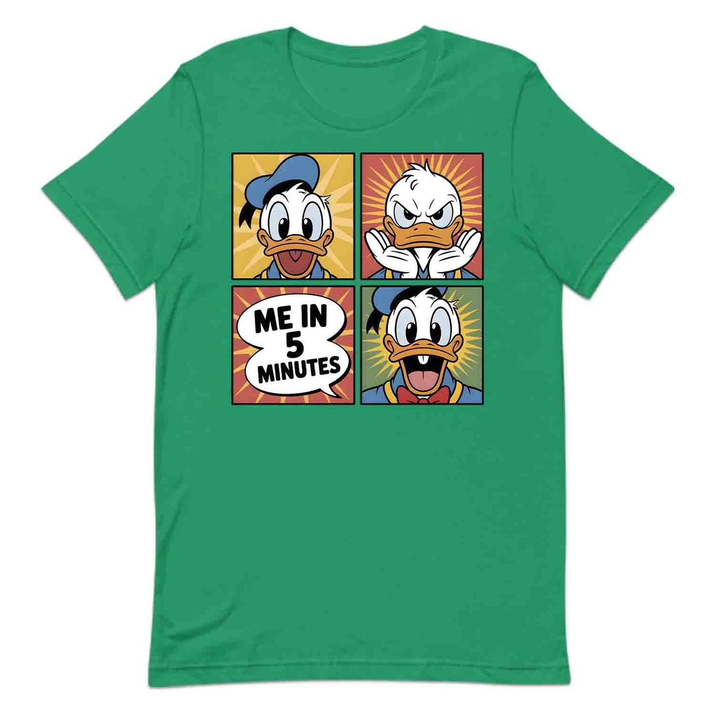 Donald Duck Meme T-Shirt, Funny Disney Cartoon Sweatshirt, Comic Panel Hoodie | PRODUCT CODE: DNWERBVIM