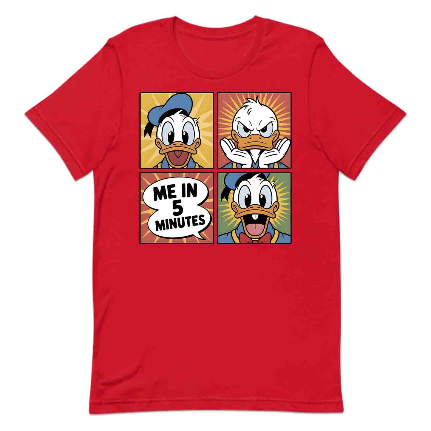 Donald Duck Meme T-Shirt, Funny Disney Cartoon Sweatshirt, Comic Panel Hoodie | PRODUCT CODE: DNWERBVIM