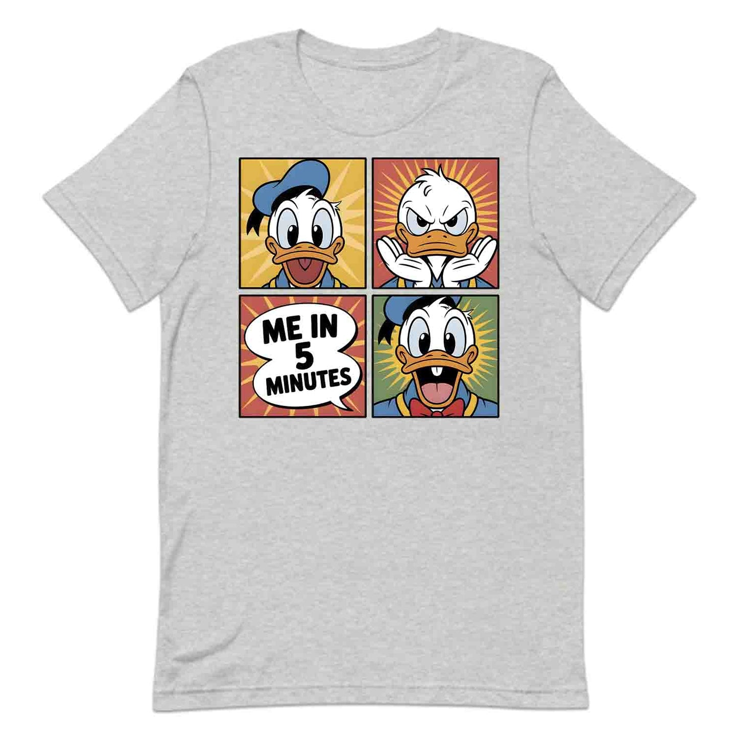Donald Duck Meme T-Shirt, Funny Disney Cartoon Sweatshirt, Comic Panel Hoodie | PRODUCT CODE: DNWERBVIM