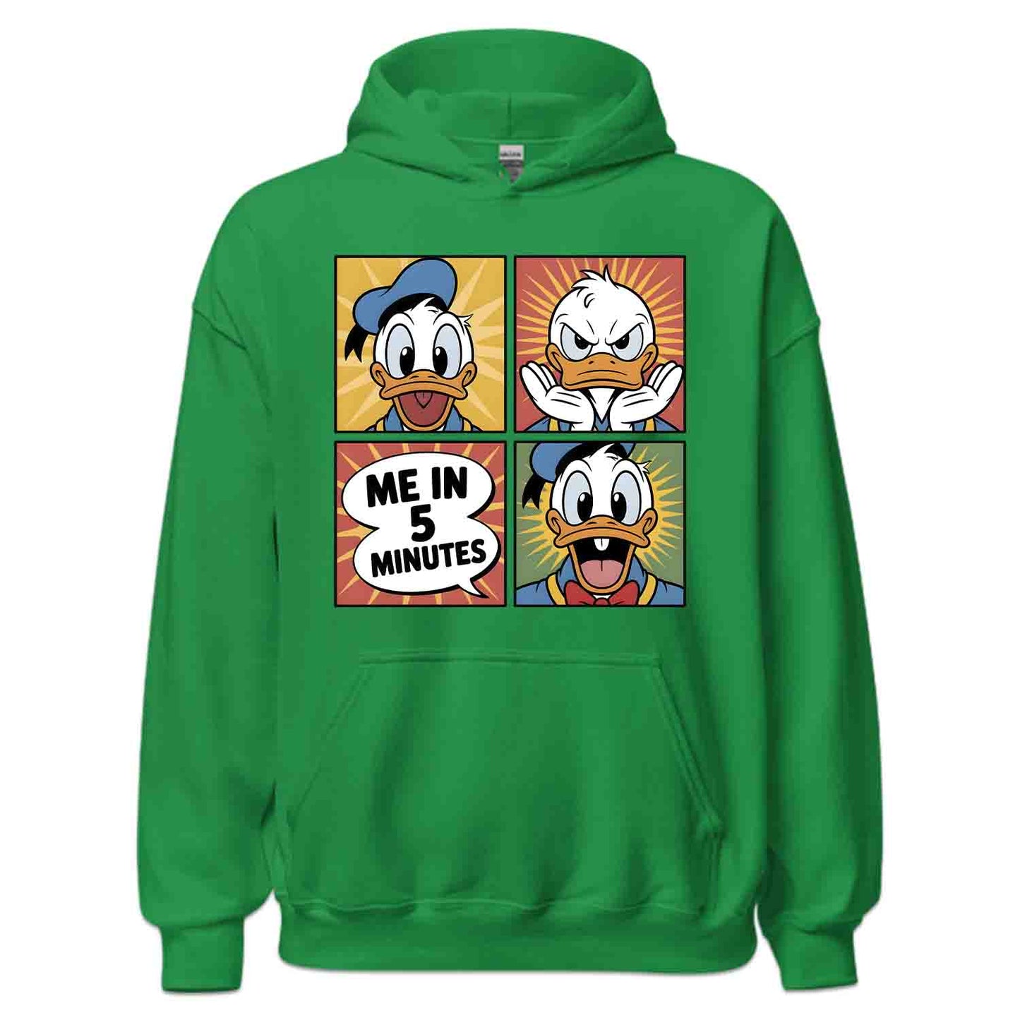 Donald Duck Meme T-Shirt, Funny Disney Cartoon Sweatshirt, Comic Panel Hoodie | PRODUCT CODE: DNWERBVIM