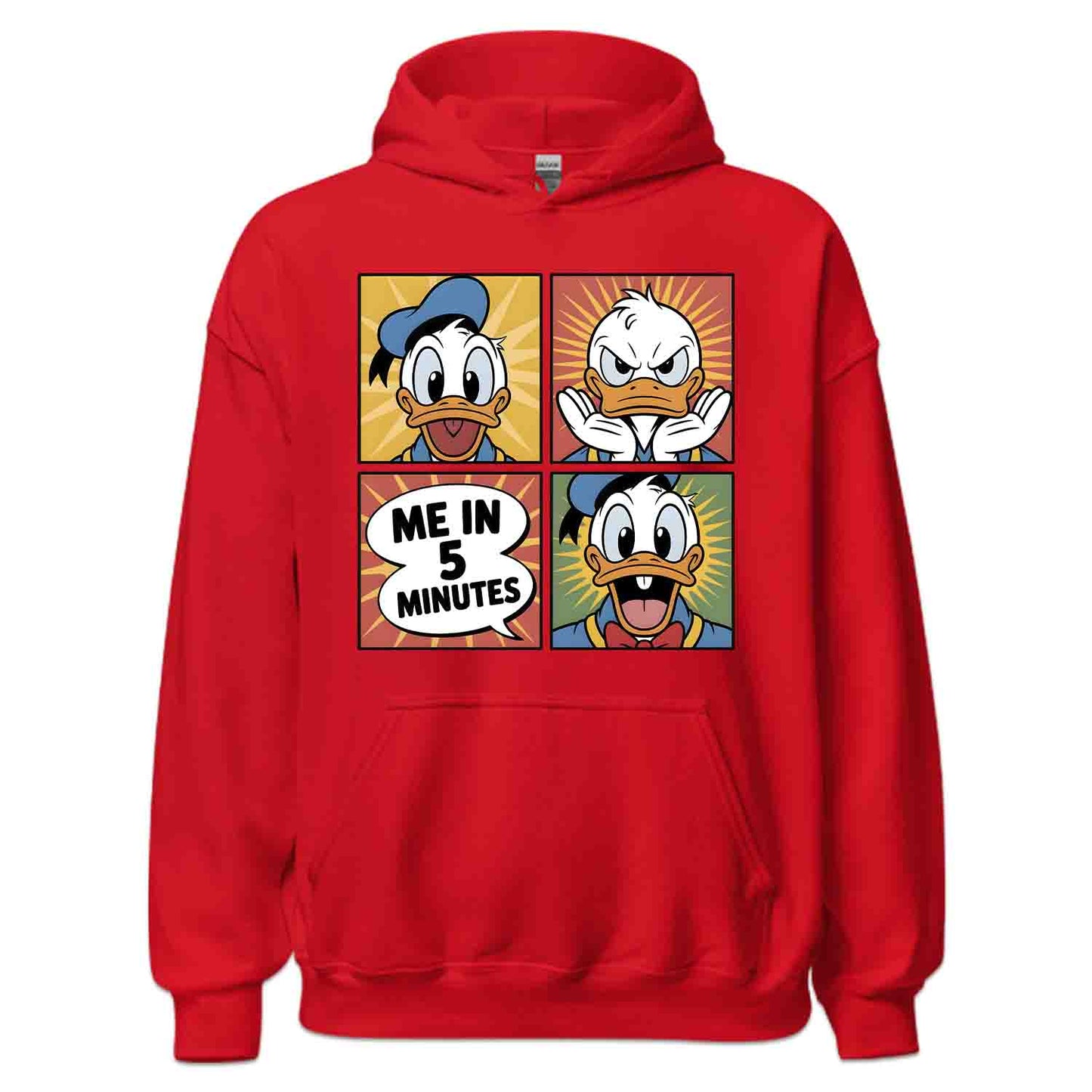 Donald Duck Meme T-Shirt, Funny Disney Cartoon Sweatshirt, Comic Panel Hoodie | PRODUCT CODE: DNWERBVIM