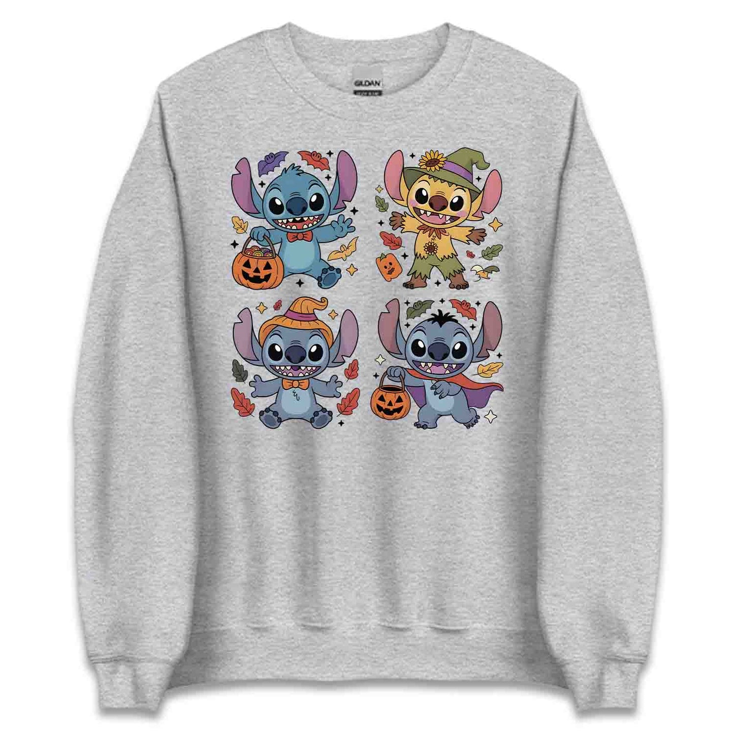 Disney Stitch Halloween T-Shirt, Cute Trick-or-Treat Sweatshirt, Kawaii Party Hoodie | PRODUCT CODE: DNZXCHBWQ