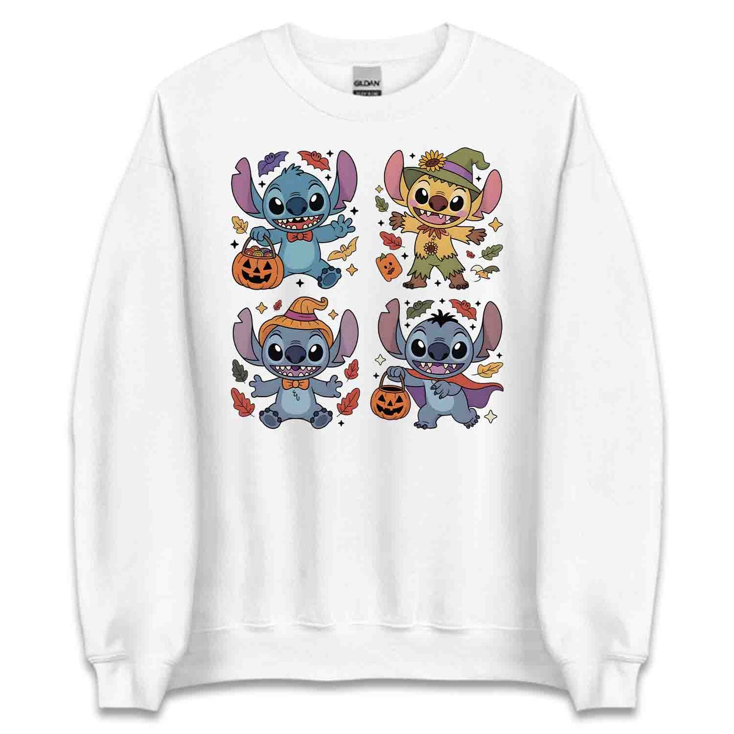 Disney Stitch Halloween T-Shirt, Cute Trick-or-Treat Sweatshirt, Kawaii Party Hoodie | PRODUCT CODE: DNZXCHBWQ