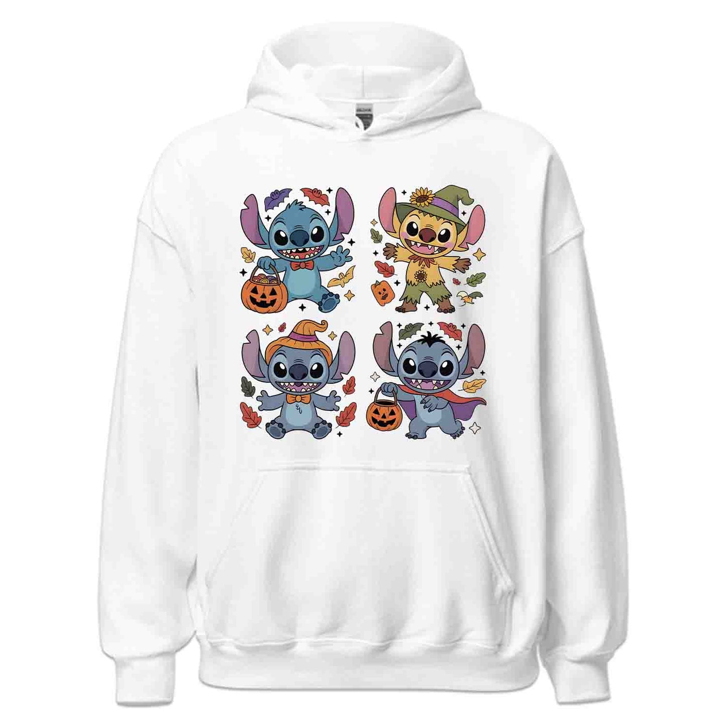 Disney Stitch Halloween T-Shirt, Cute Trick-or-Treat Sweatshirt, Kawaii Party Hoodie | PRODUCT CODE: DNZXCHBWQ