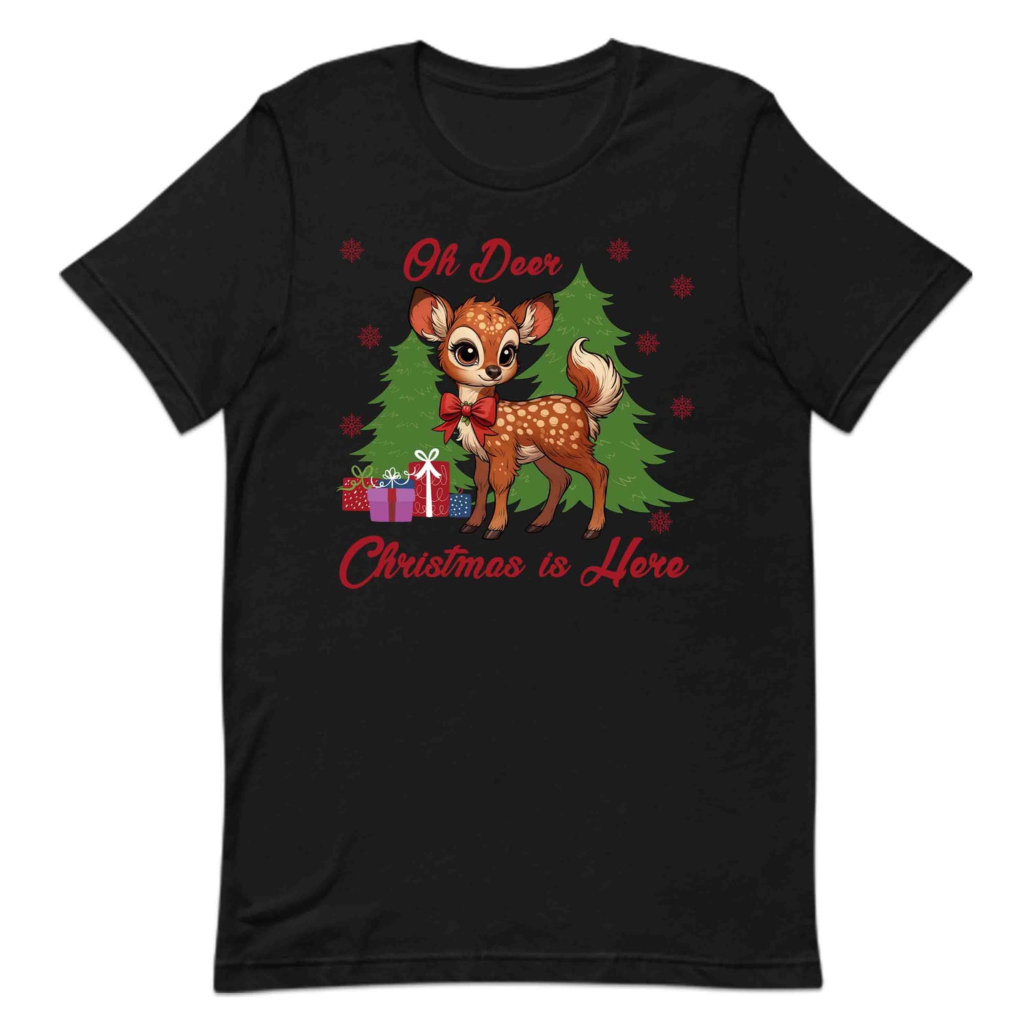 Oh Deer Christmas Is Here Retro Reindeer Xmas | PRODUCT CODE: DRECHTMHREX