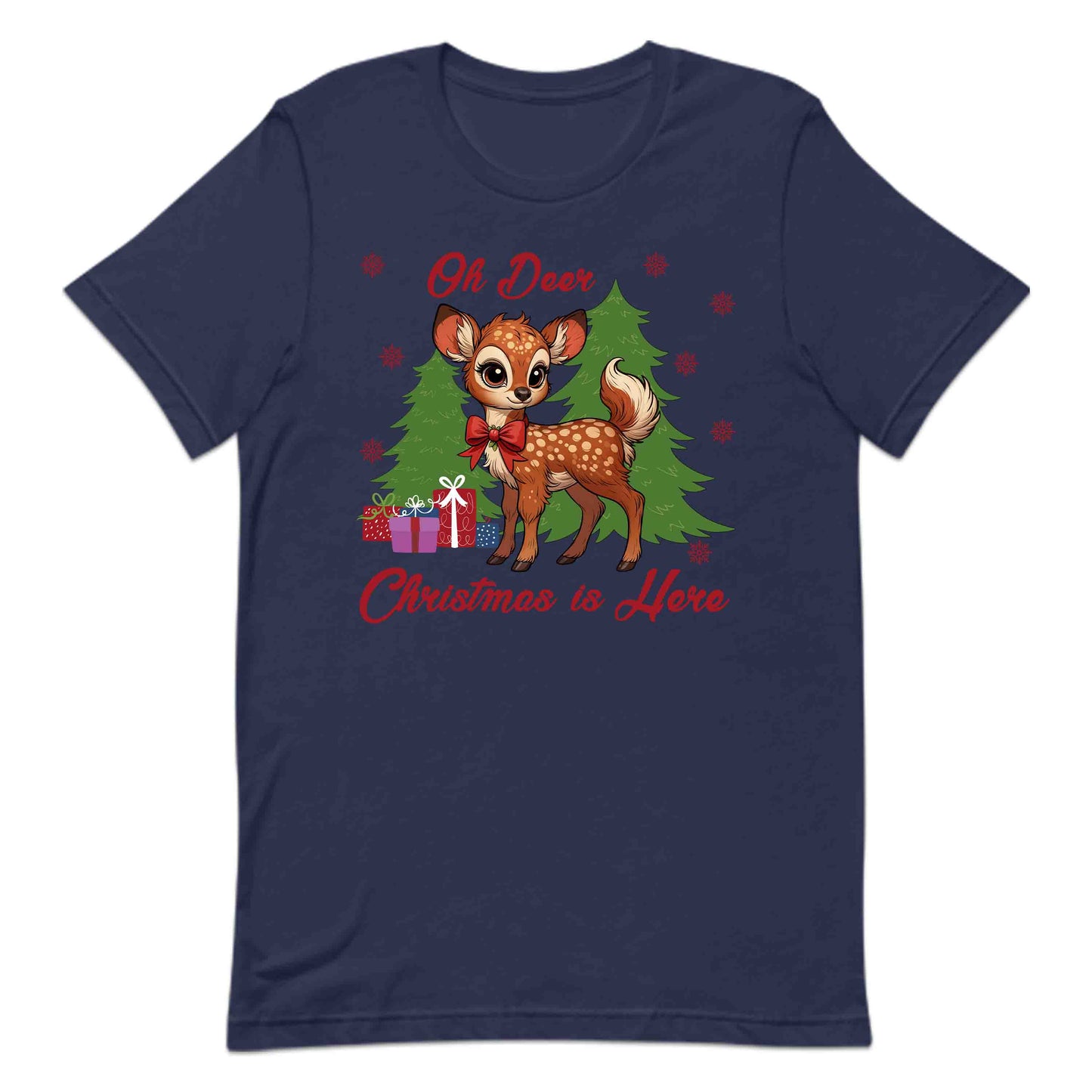 Oh Deer Christmas Is Here Retro Reindeer Xmas | PRODUCT CODE: DRECHTMHREX