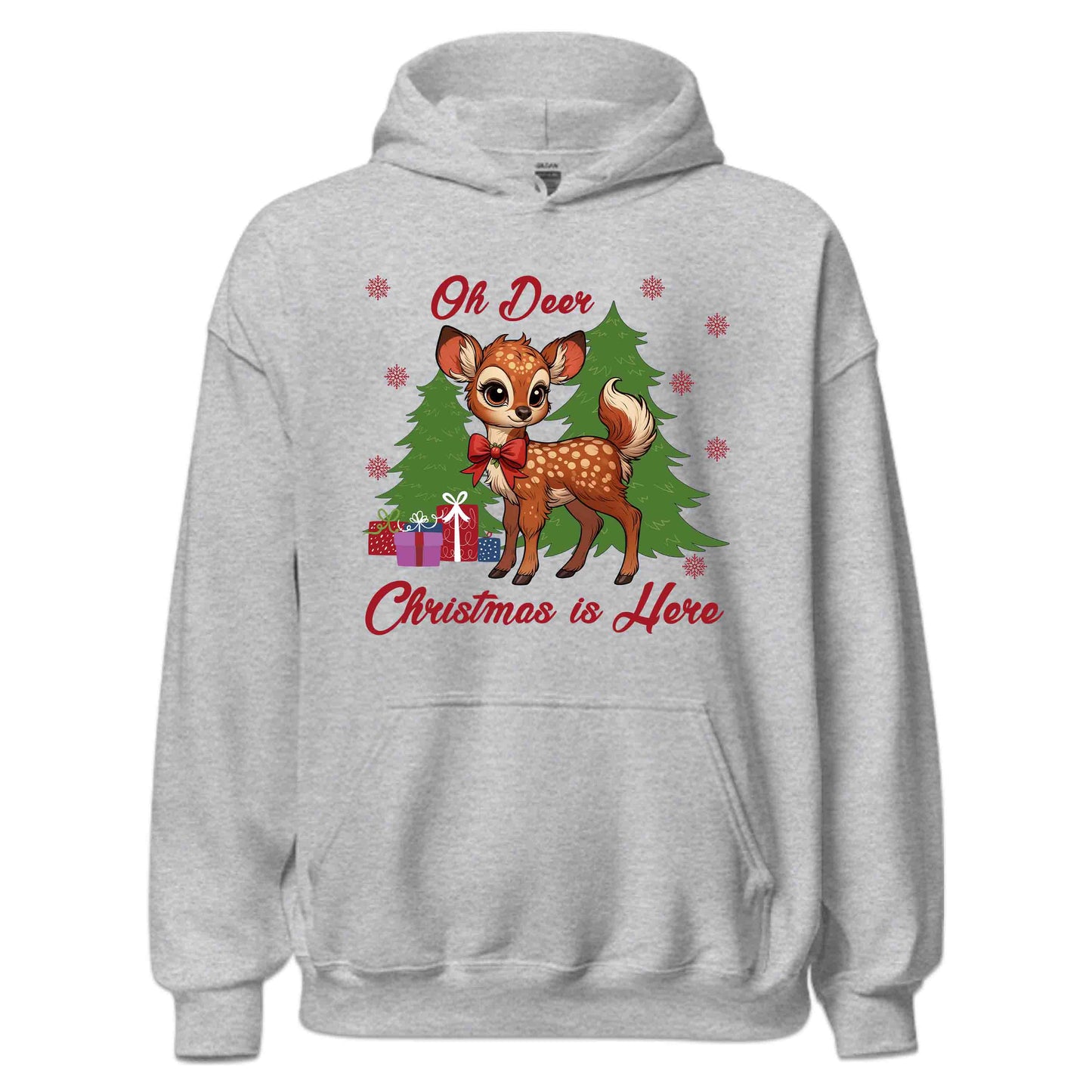 Oh Deer Christmas Is Here Retro Reindeer Xmas | PRODUCT CODE: DRECHTMHREX