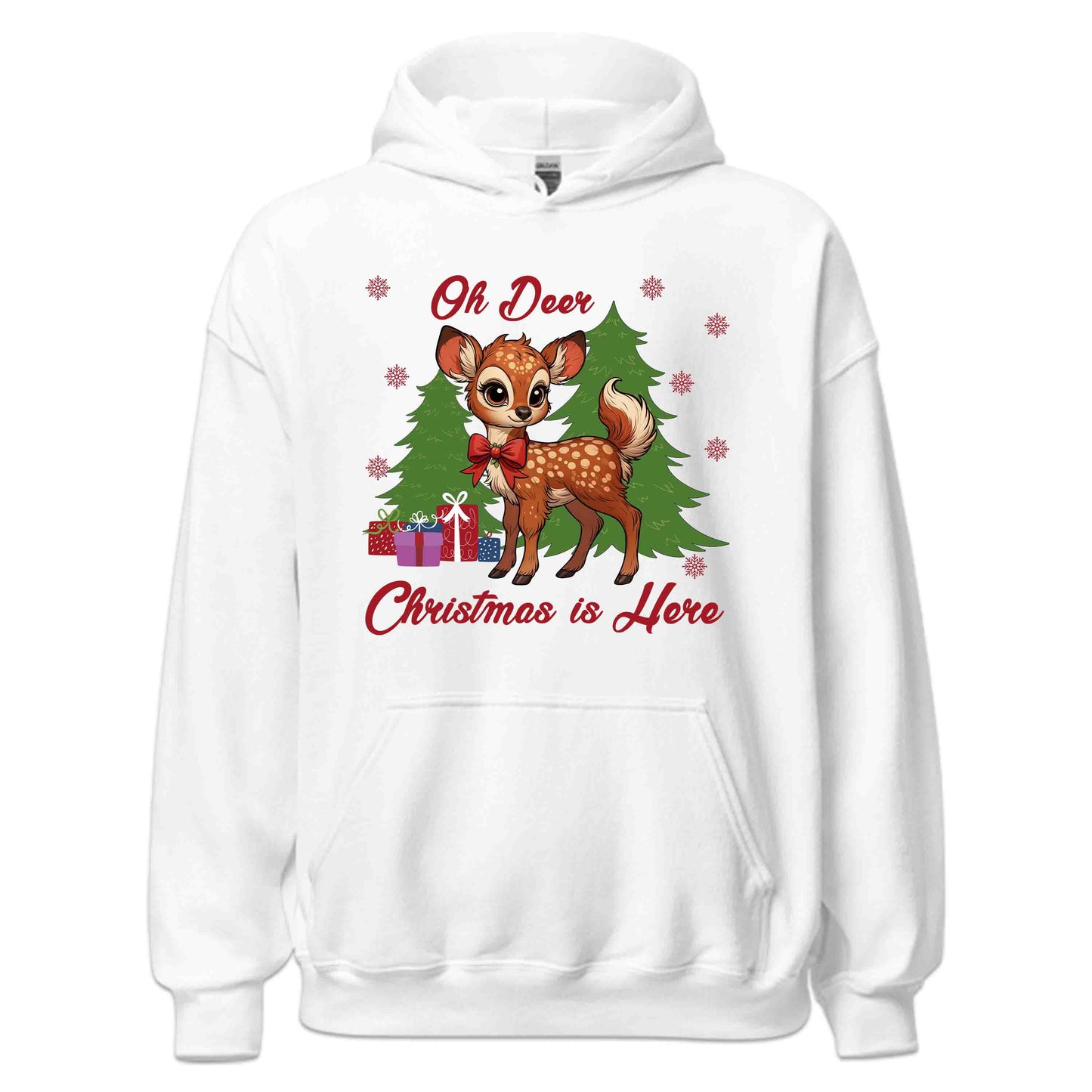 Oh Deer Christmas Is Here Retro Reindeer Xmas | PRODUCT CODE: DRECHTMHREX