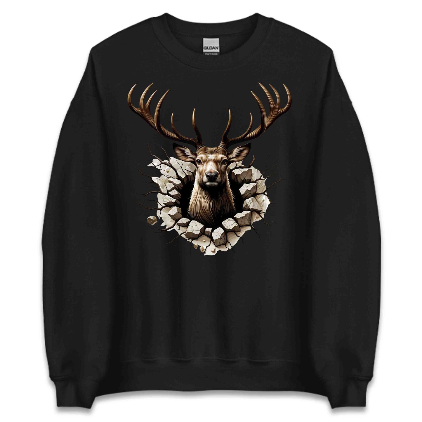 Deer Breaking Through Wall 3D Realistic Wild Animal | PRODUCT CODE: DREMJSTCANLRW