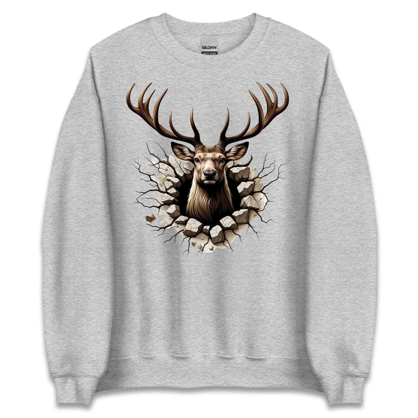Deer Breaking Through Wall 3D Realistic Wild Animal | PRODUCT CODE: DREMJSTCANLRW