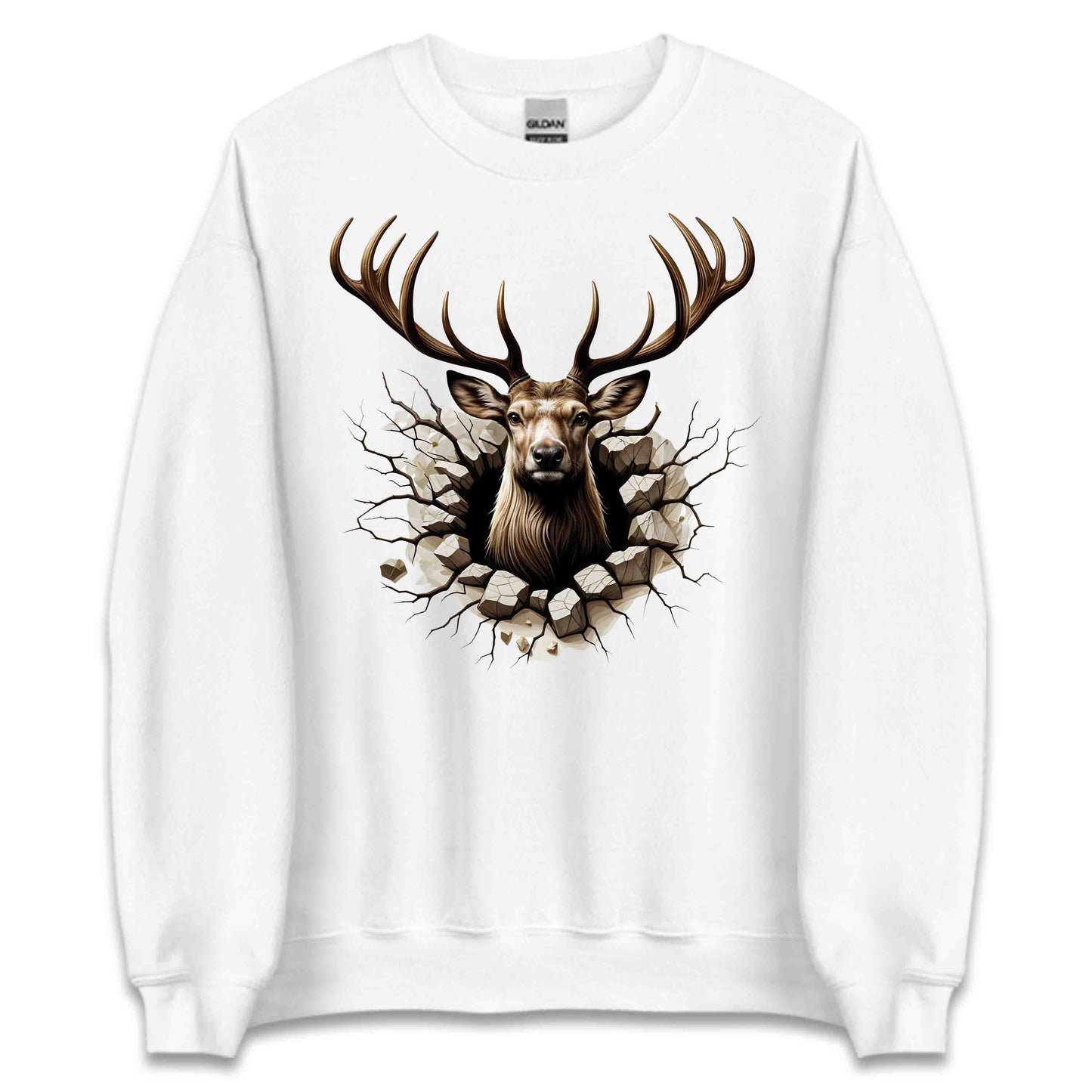 Deer Breaking Through Wall 3D Realistic Wild Animal | PRODUCT CODE: DREMJSTCANLRW