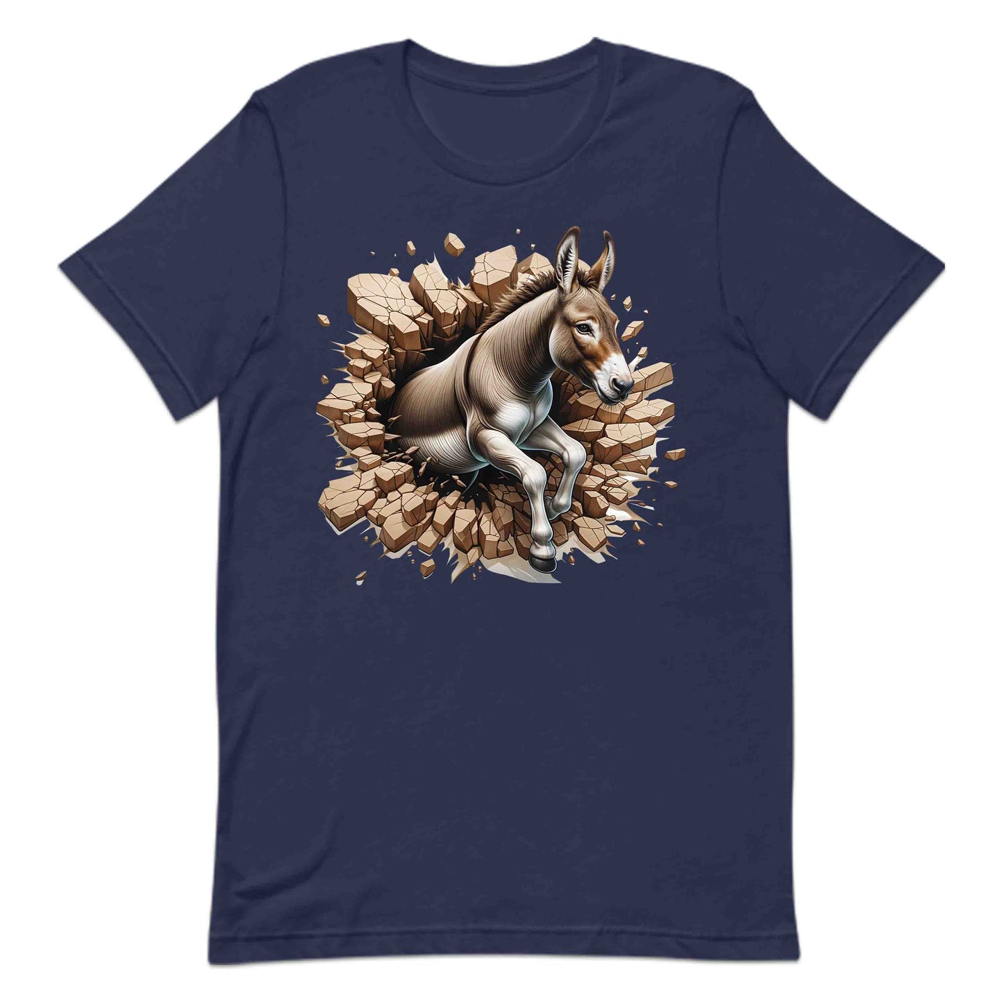 Donkey Breaking Through Wall 3D Realistic Donkey | PRODUCT CODE: DSKNYBRKLECA