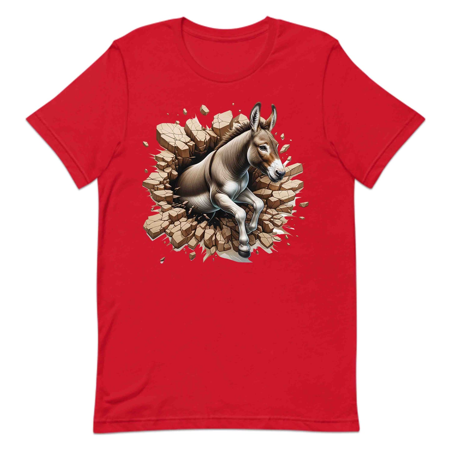 Donkey Breaking Through Wall 3D Realistic Donkey | PRODUCT CODE: DSKNYBRKLECA