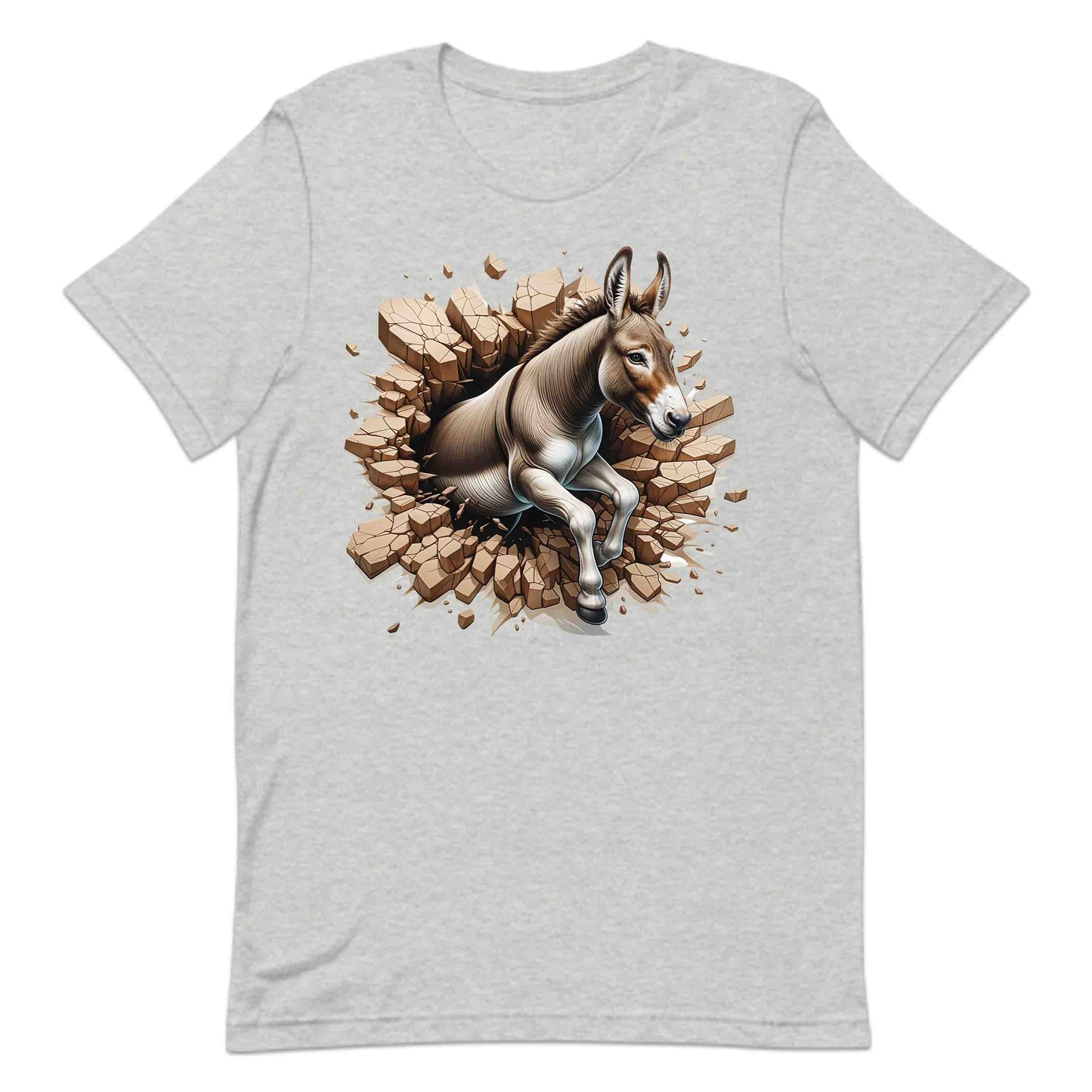 Donkey Breaking Through Wall 3D Realistic Donkey | PRODUCT CODE: DSKNYBRKLECA