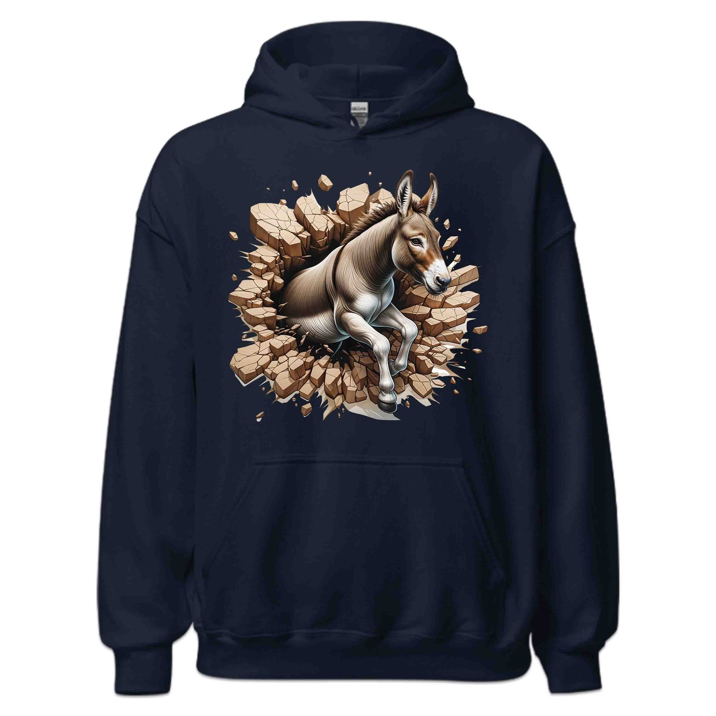 Donkey Breaking Through Wall 3D Realistic Donkey | PRODUCT CODE: DSKNYBRKLECA