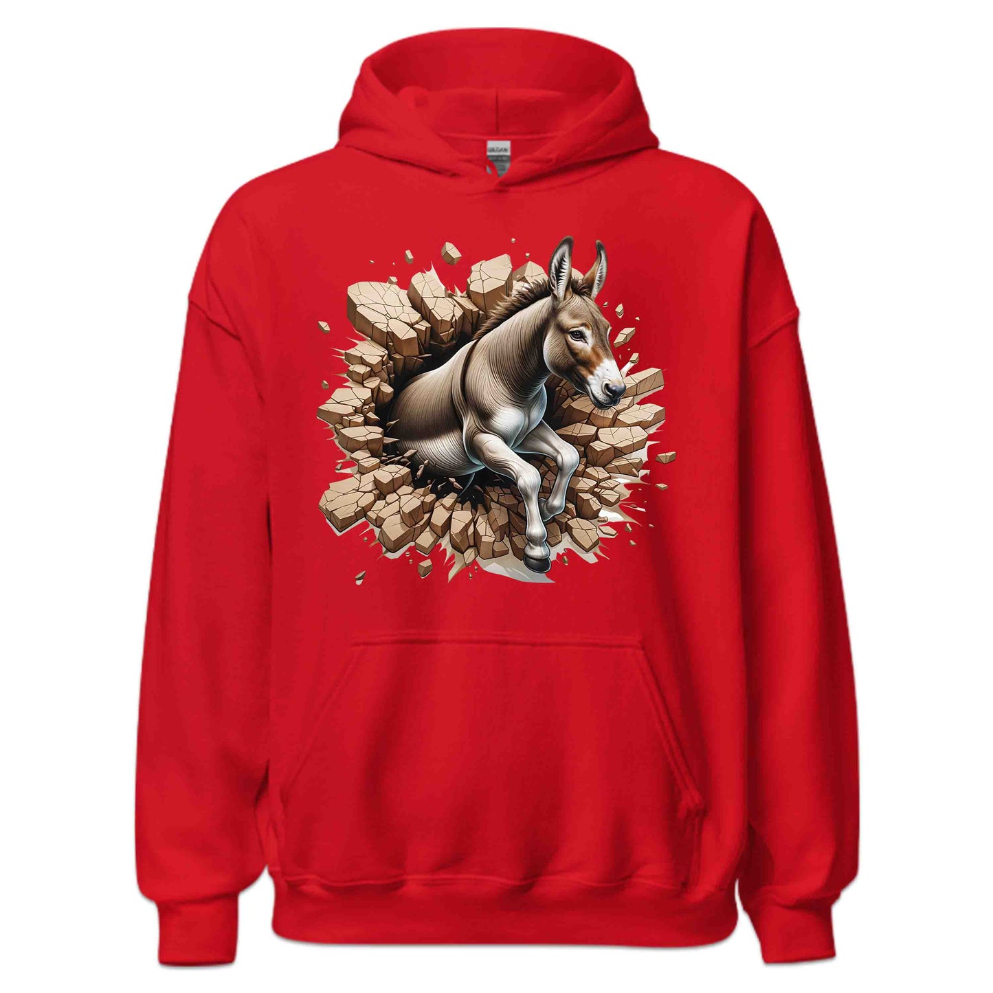 Donkey Breaking Through Wall 3D Realistic Donkey | PRODUCT CODE: DSKNYBRKLECA