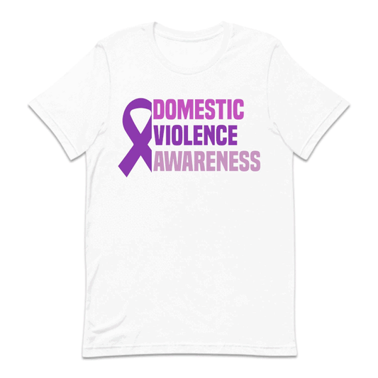 Domestic Violence Awareness Purple Ribbon DV Warrior | PRODUCT CODE: DSMTVLEAWR