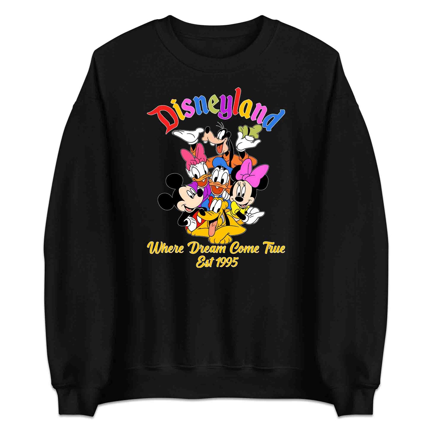 Disneyland 1995 T-Shirt | Mickey & Friends Jumper | Disney Cartoons Hoodie | PRODUCT CODE: DSNTMGNTFV